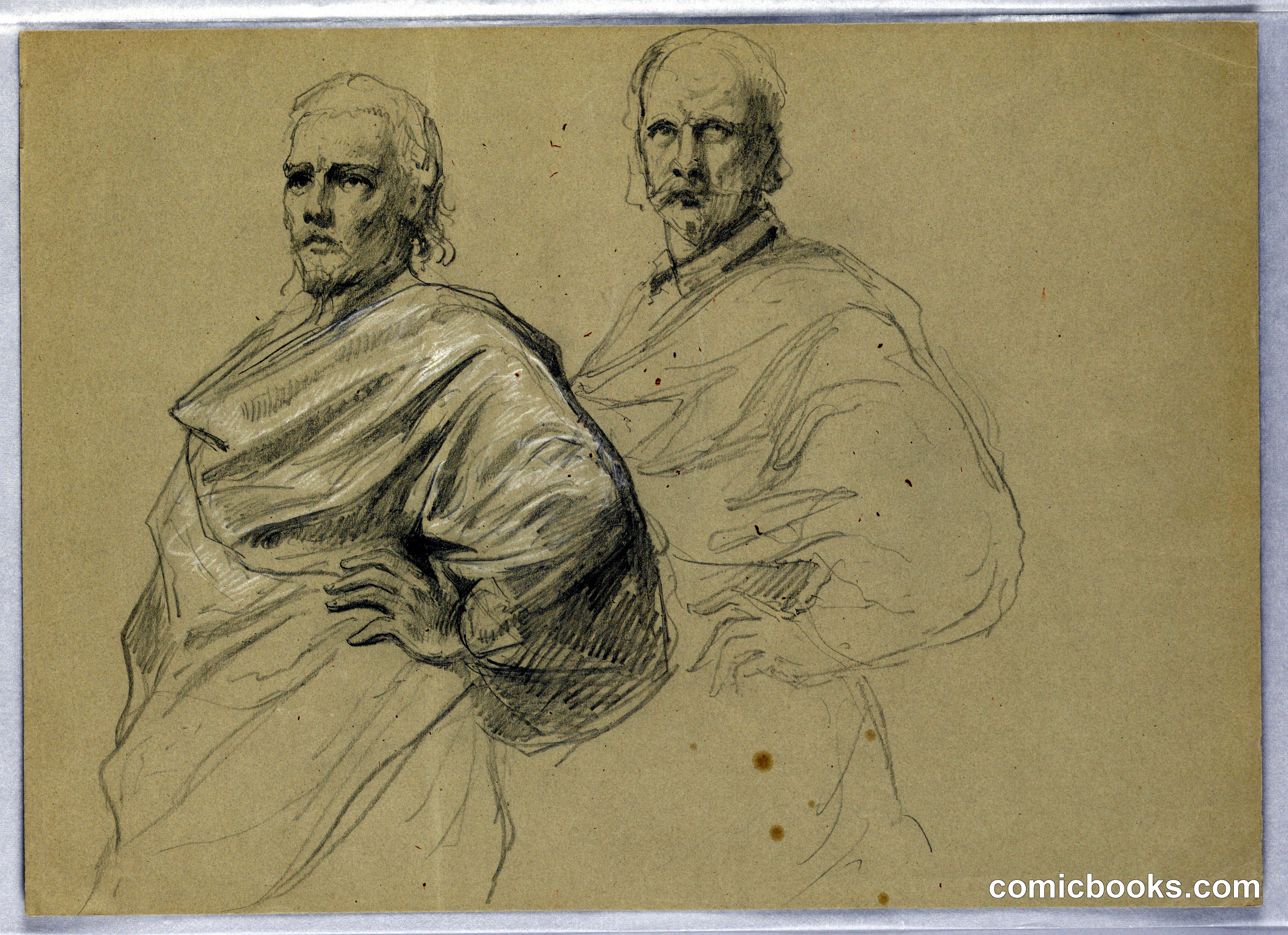 Study for 'Titian Showing'