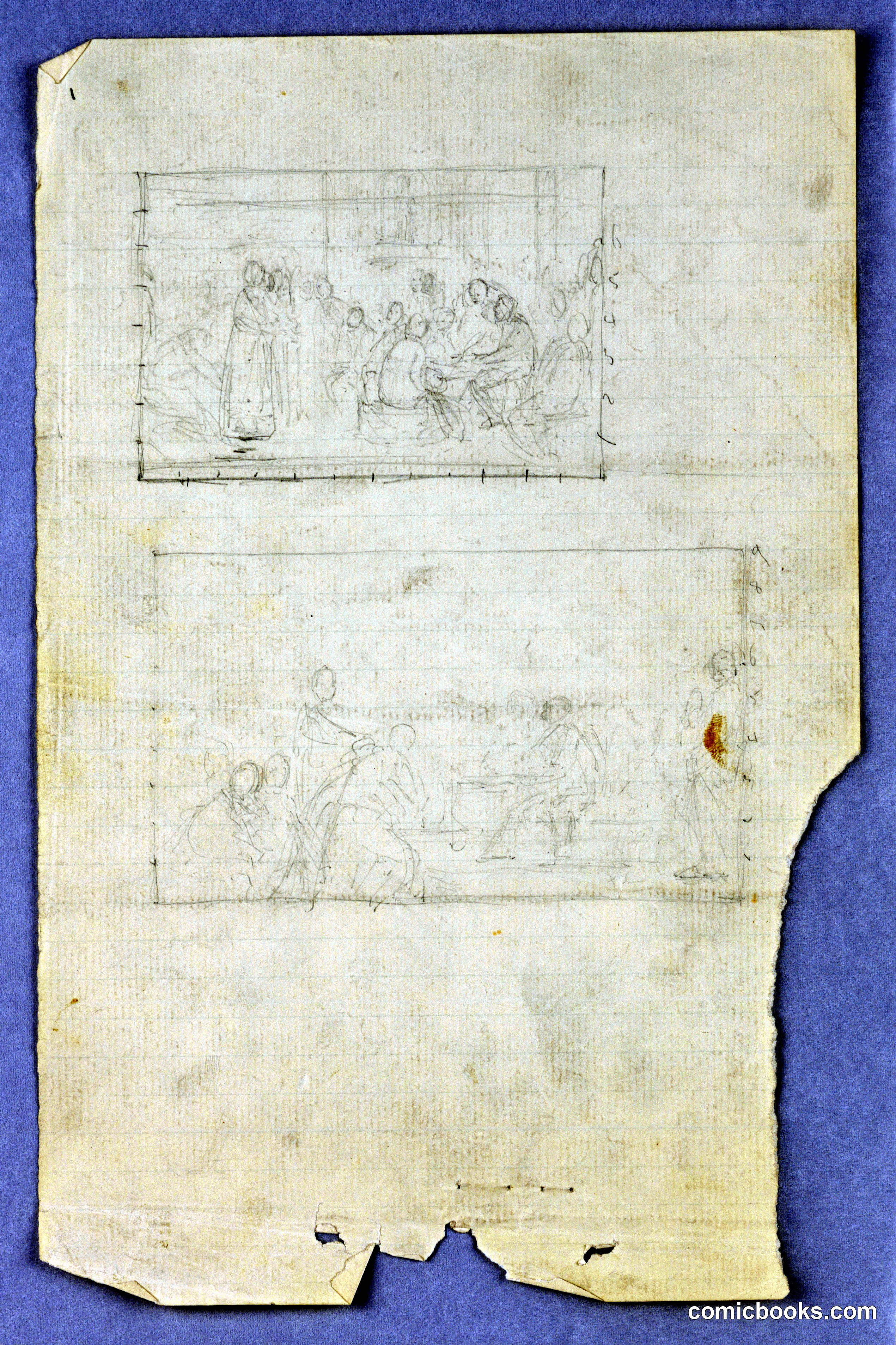 Study for 'Scientific Group'