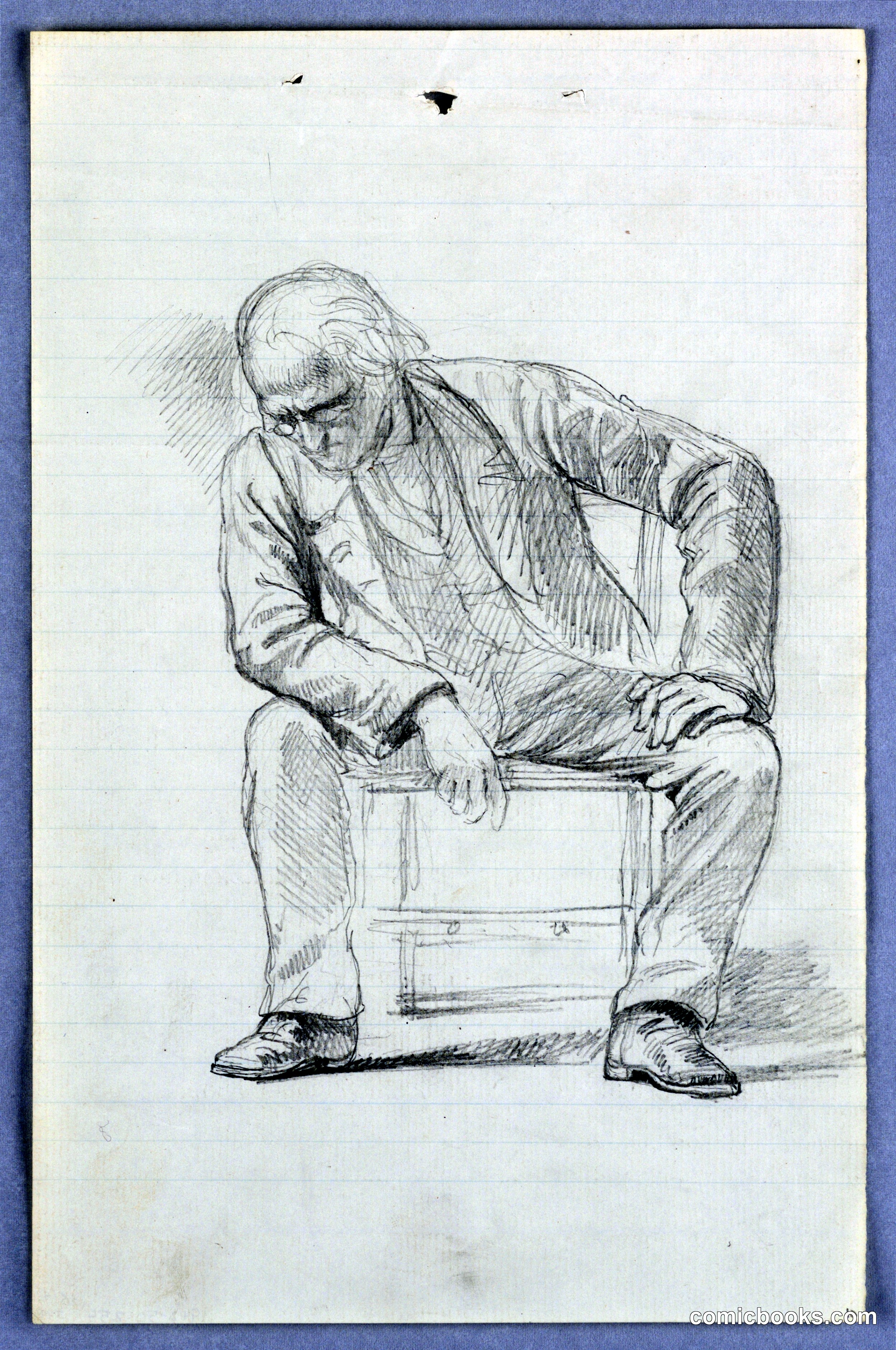 Study for 'Scientific Group'