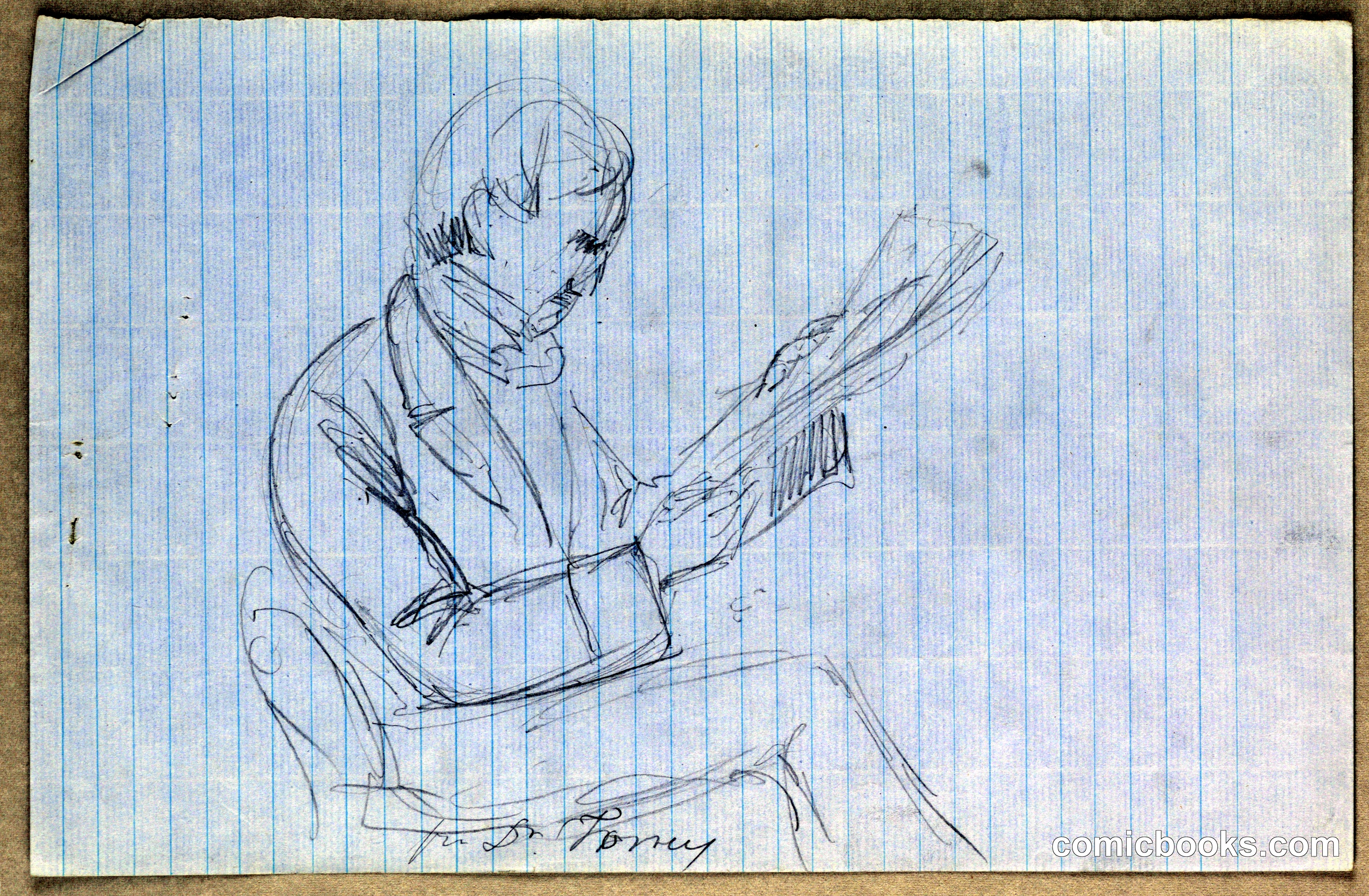 Study for 'Scientific Group'