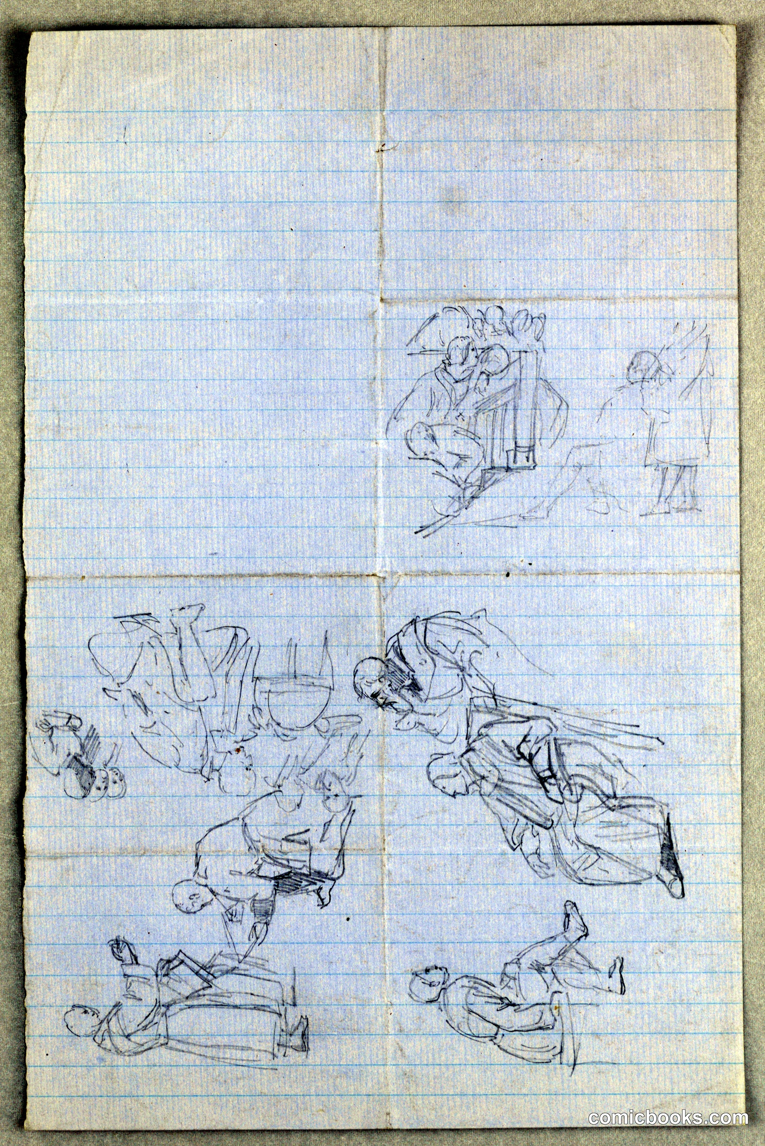 Study for 'Scientific Group'