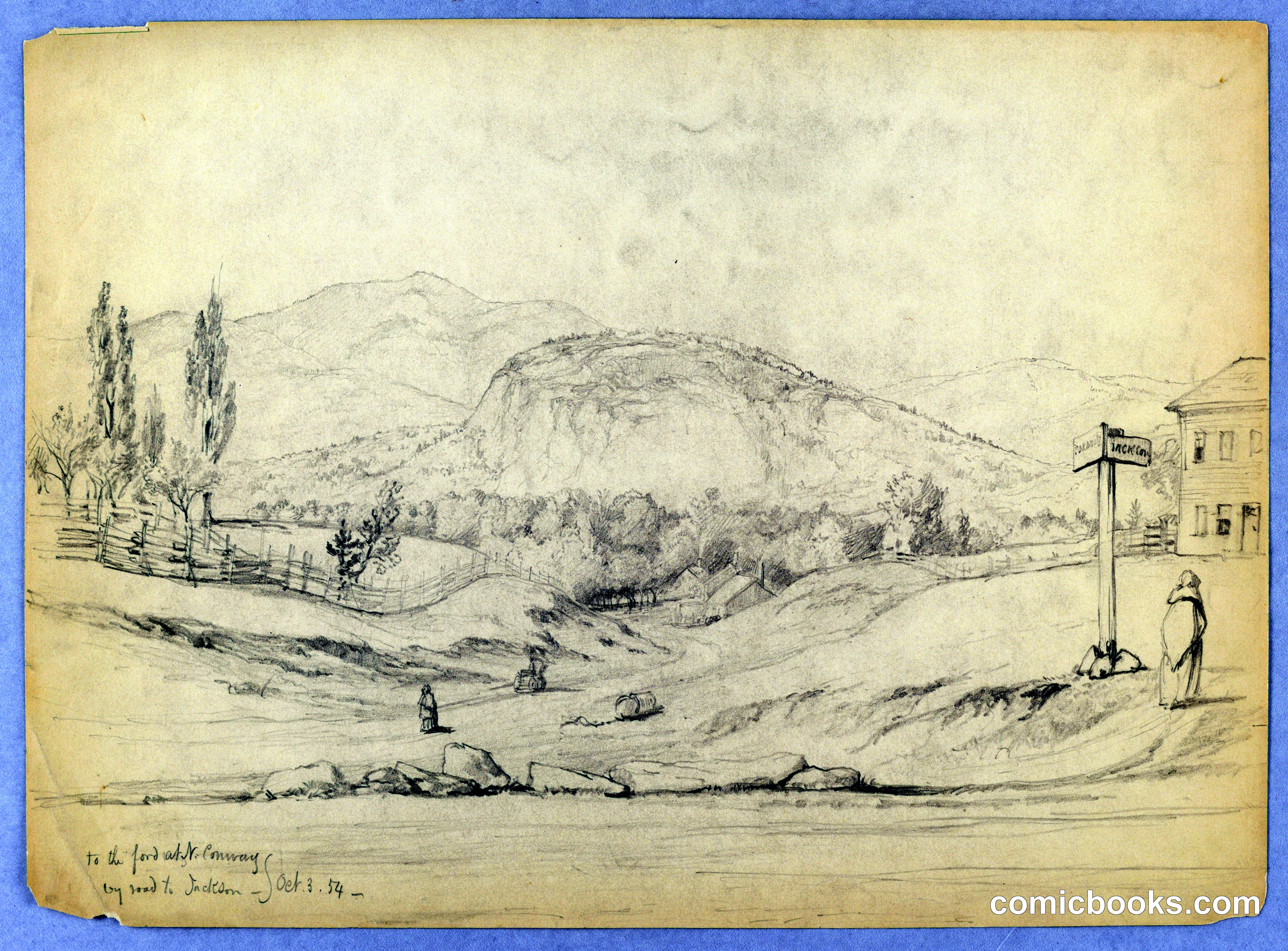 To the Ford at North Conway, By Road to Jackson, New Hampshire