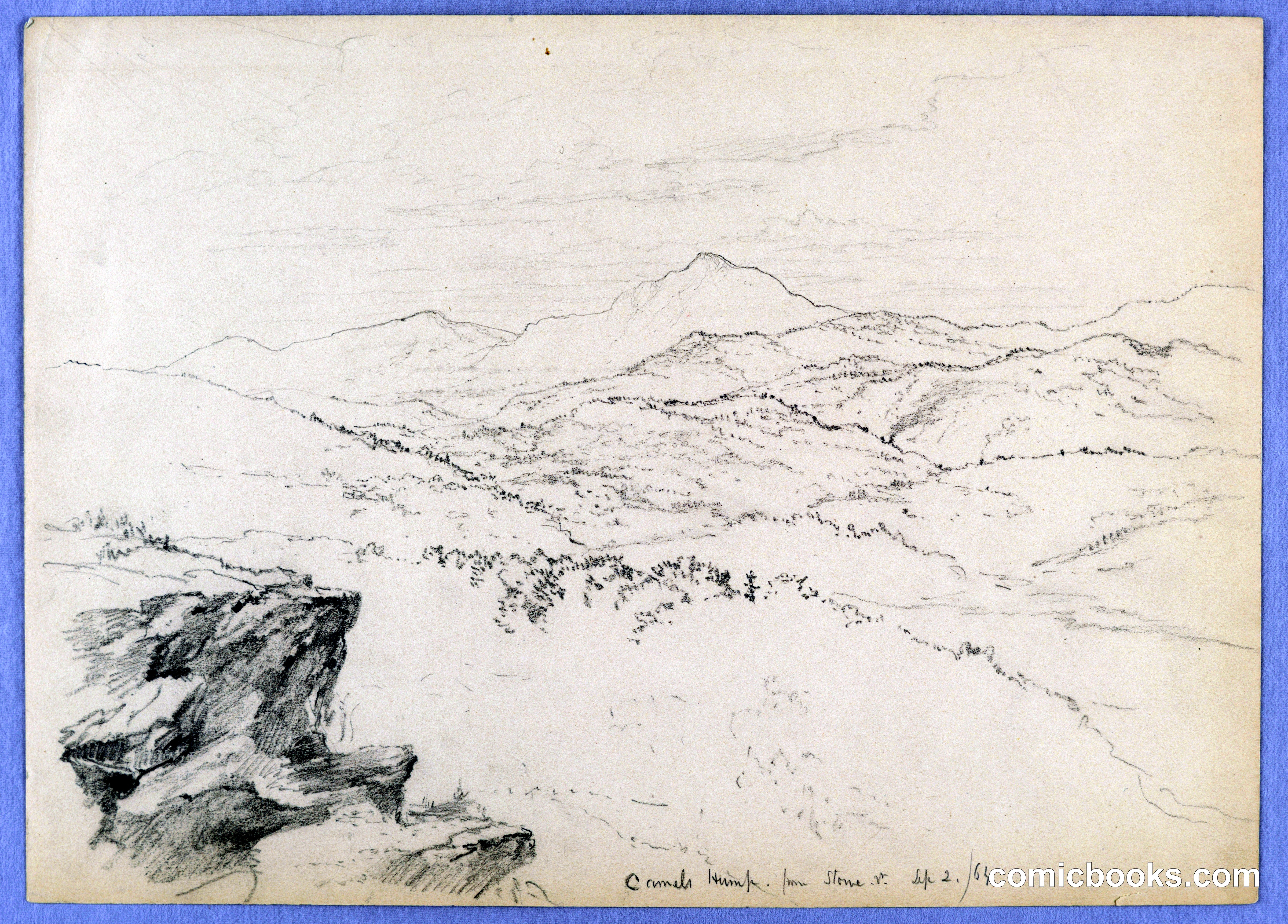 Camels Hump from Stowe, Vermont