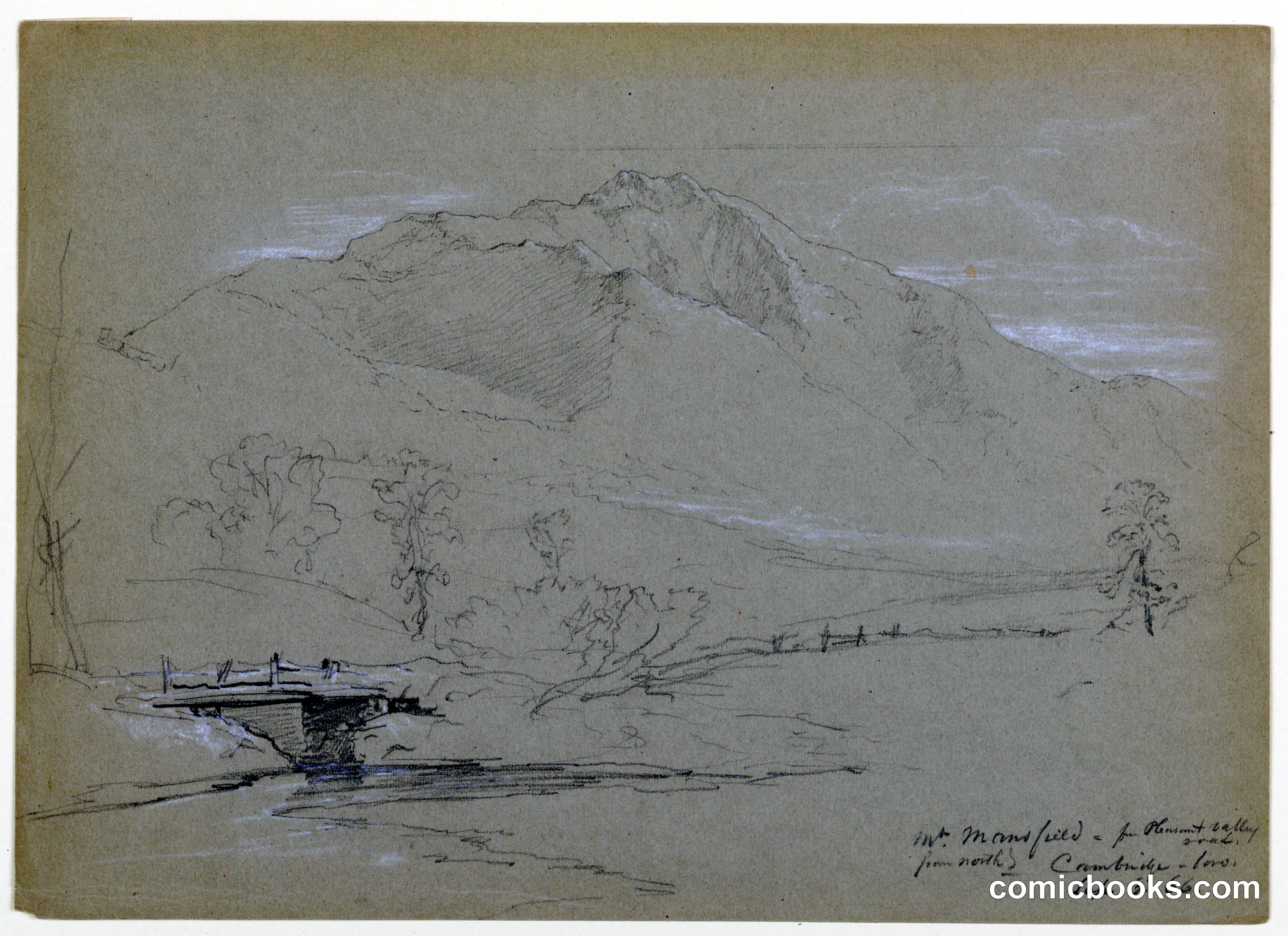 Mount Mansfield from Pleasant Valley Road, Cambridge, Vermont
