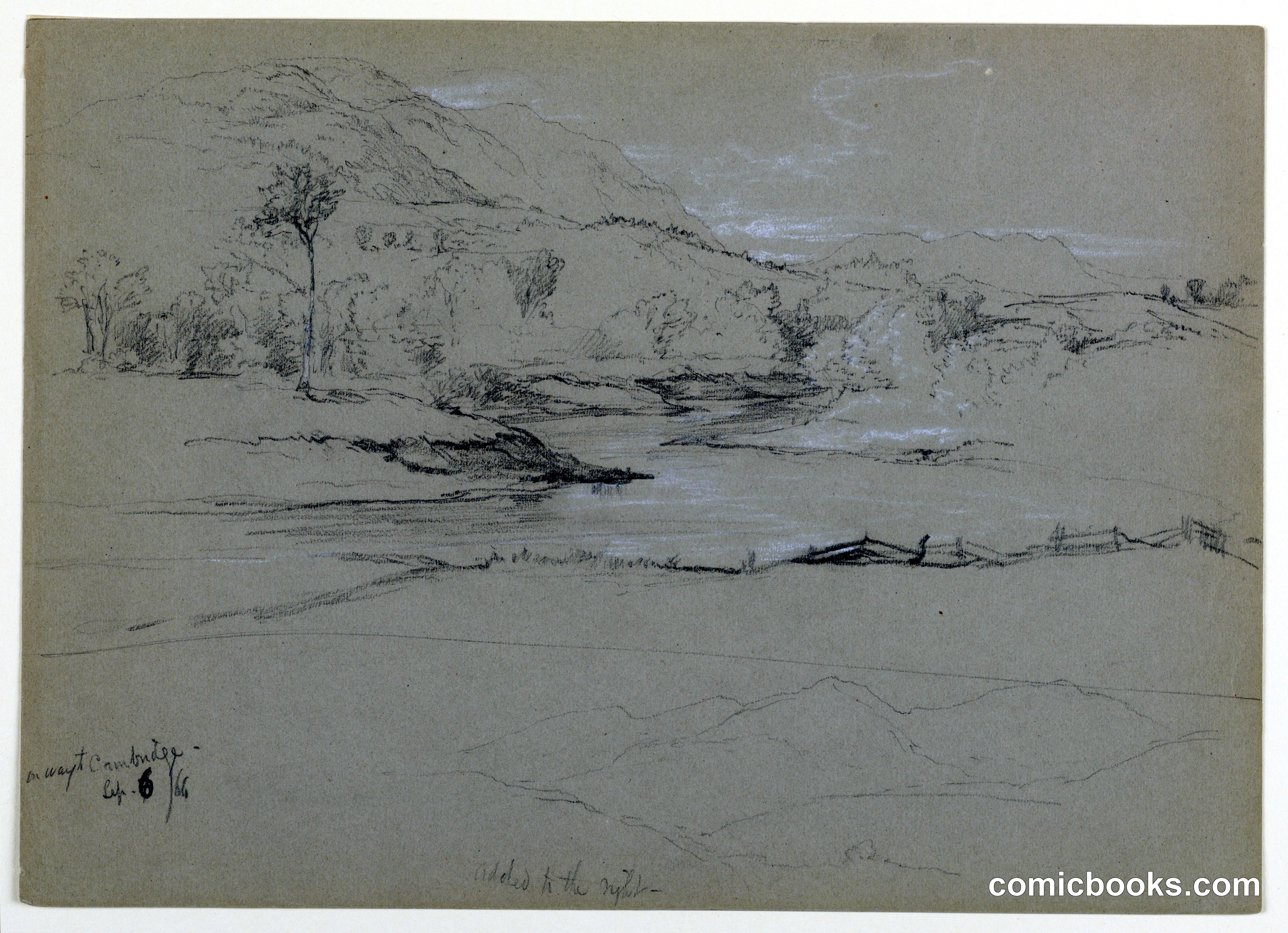 View of Mountains, On the Way to Cambridge, Vermont