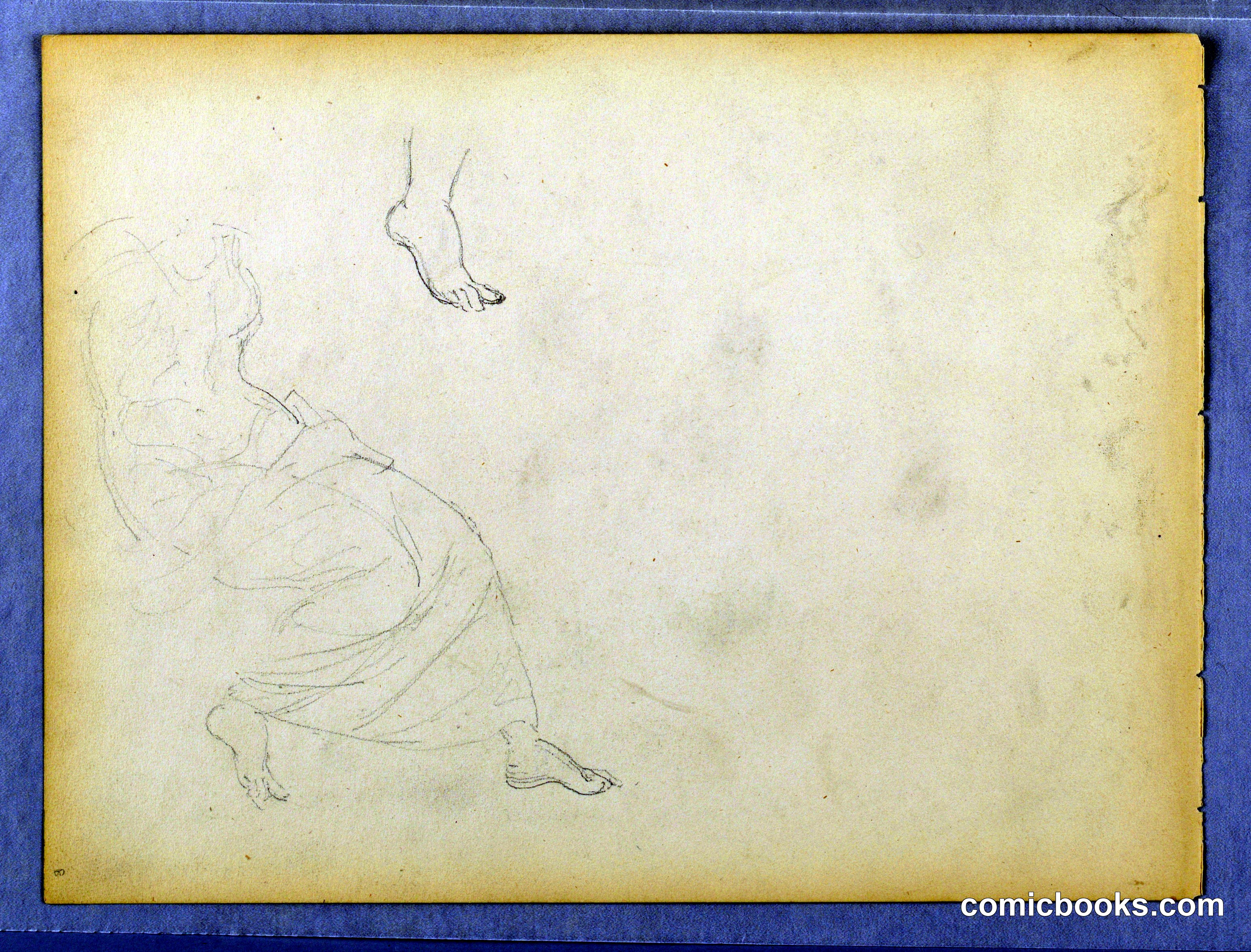 Sketch of Seated Woman for National Academy of Design Tympanum