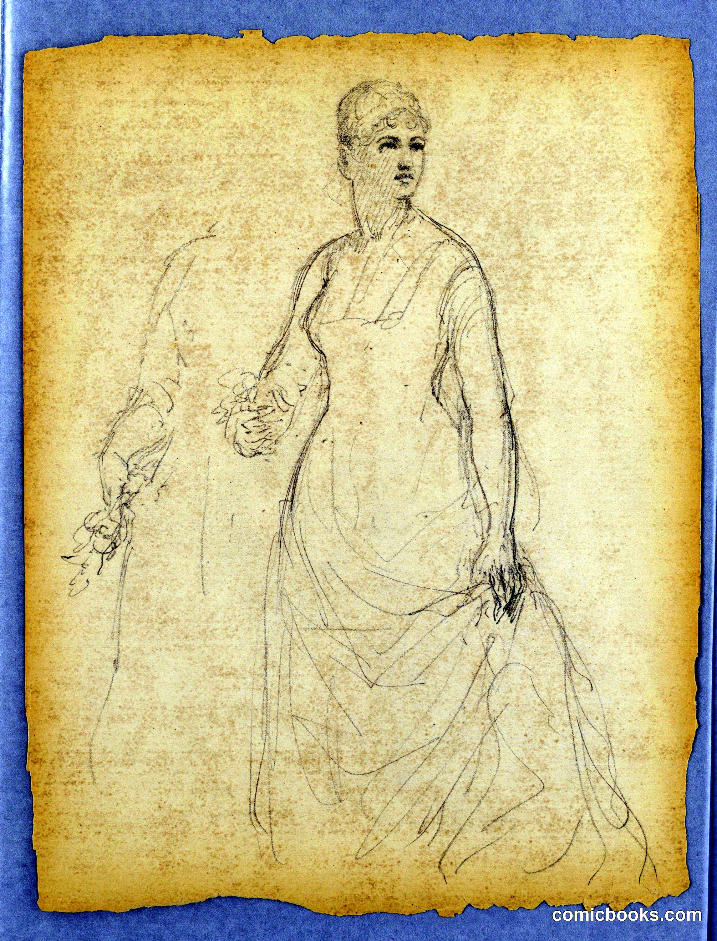 Sketch for Portrait of a Standing Woman