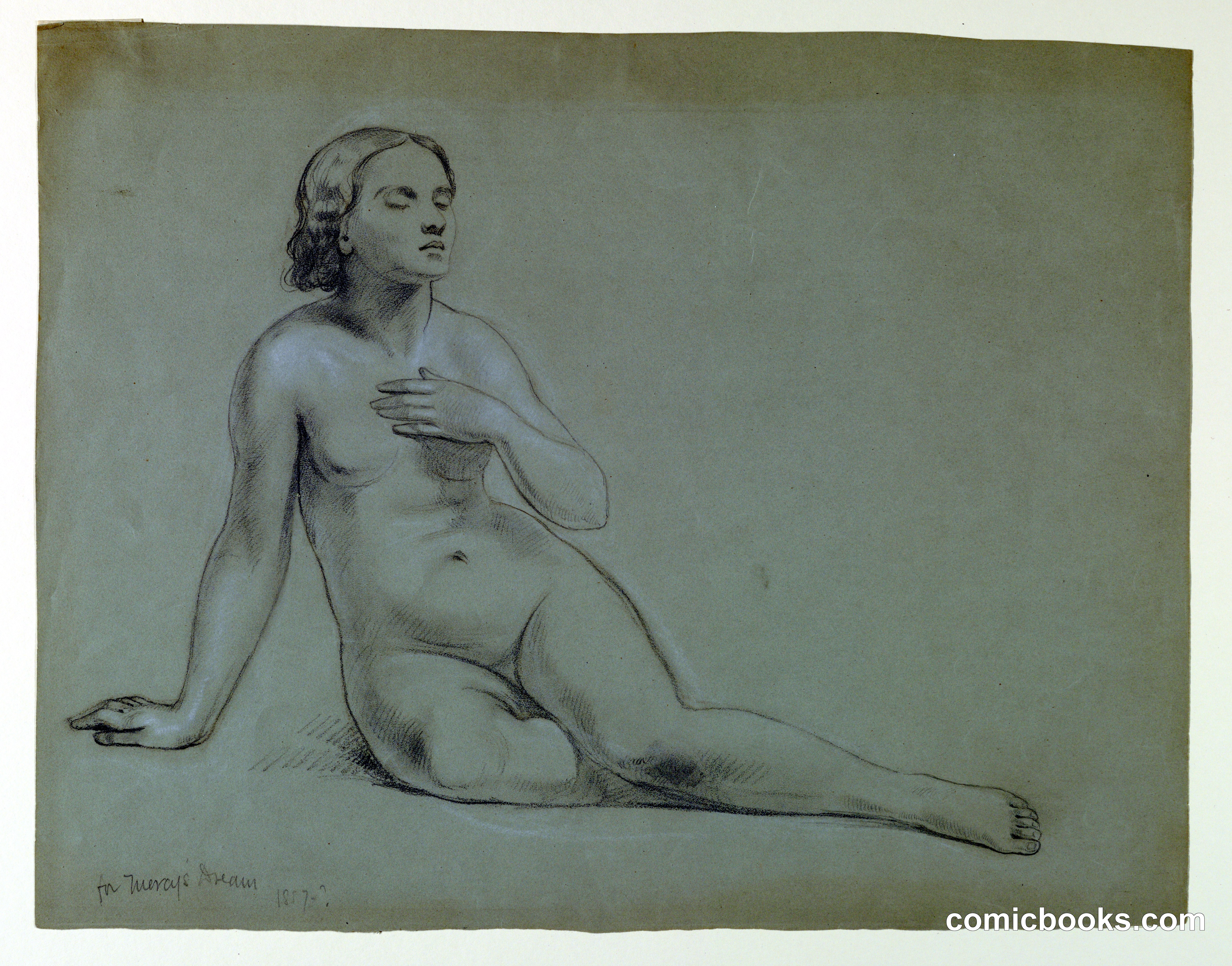 Female Nude, Study for "Mercy's Dream"