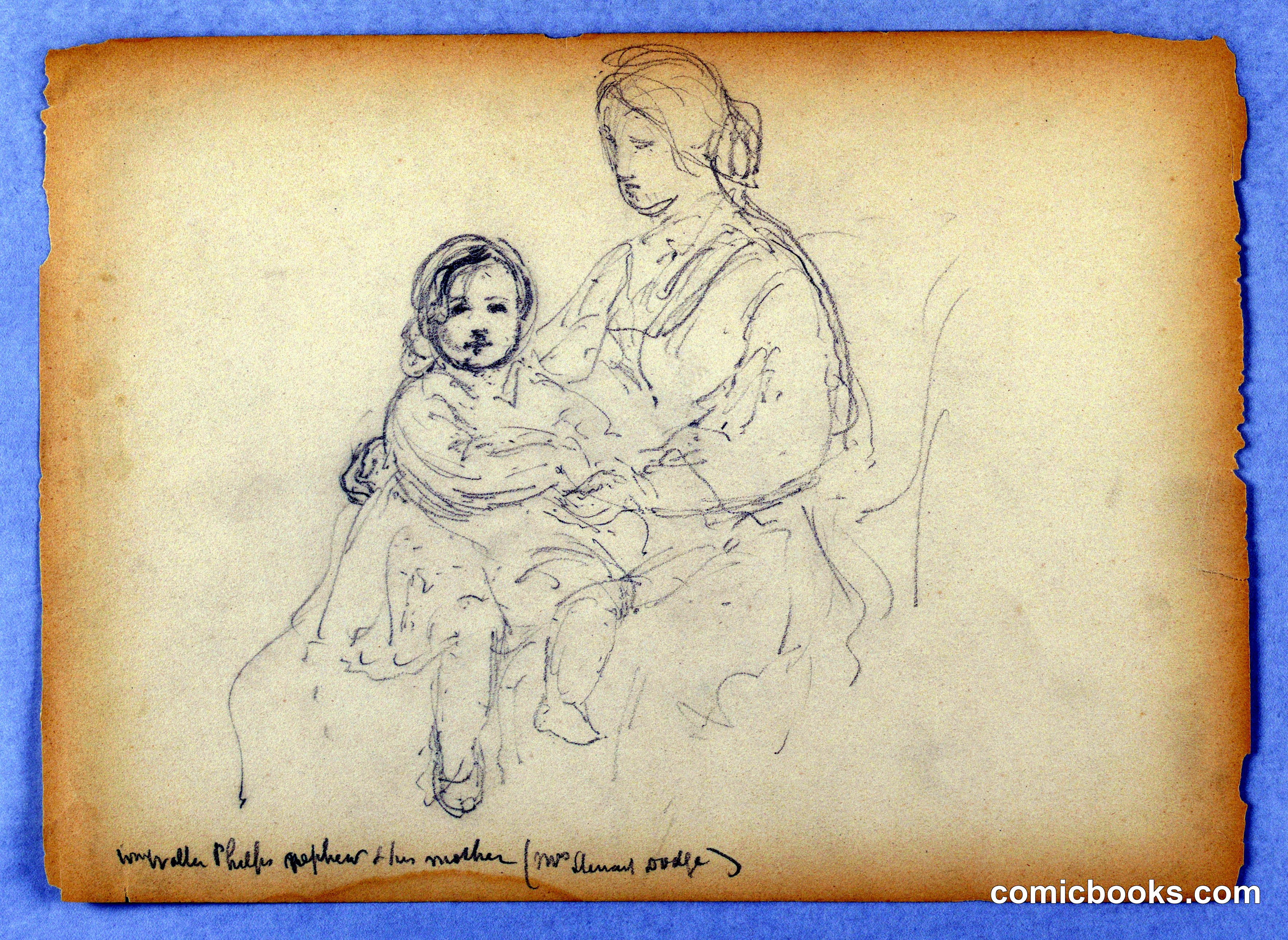 William Walter Phelps' Nephew and His Mother, Mrs. Steuart Dodge