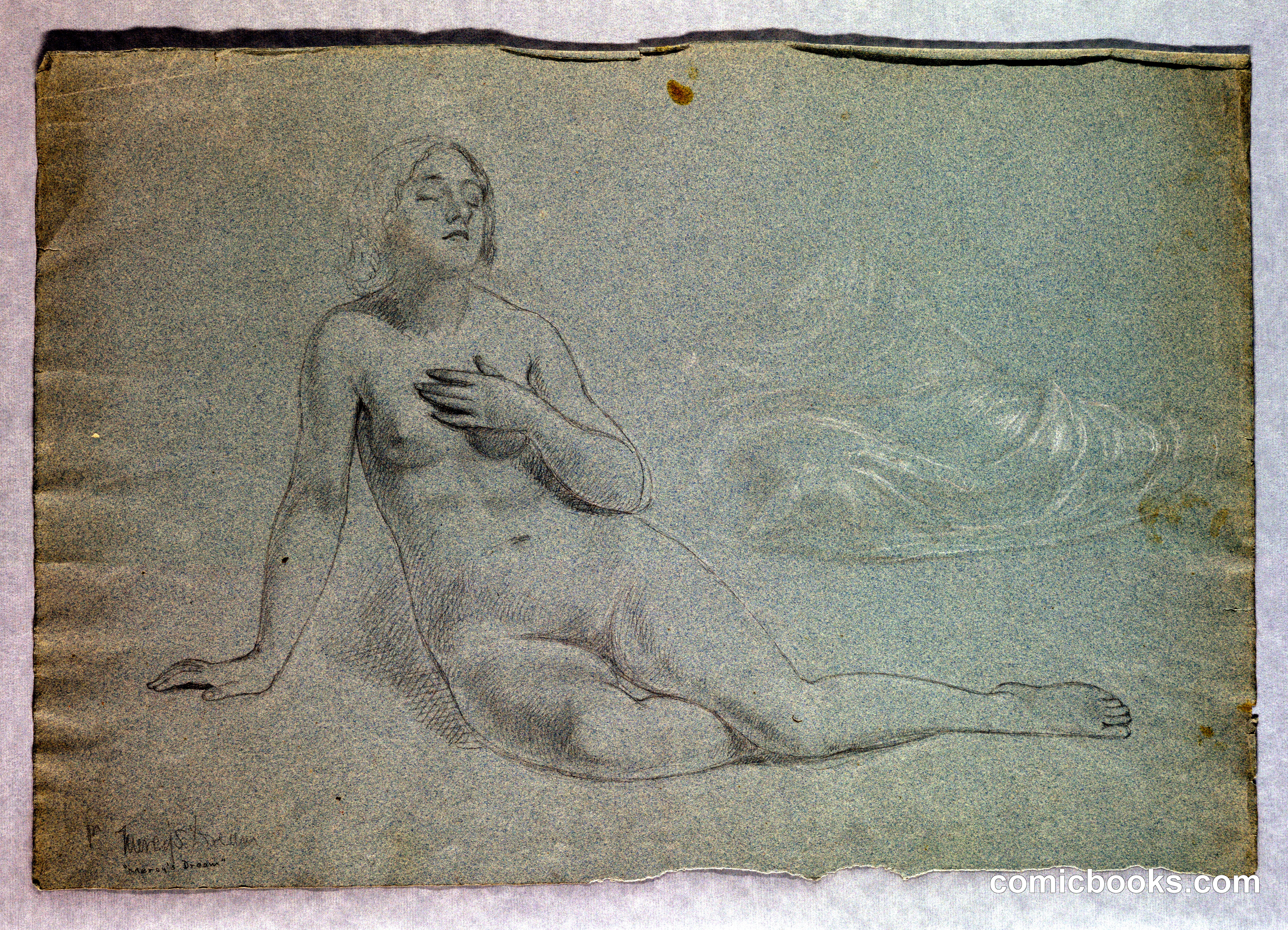 Figure Study of Mercy for 'Mercy's Dream'