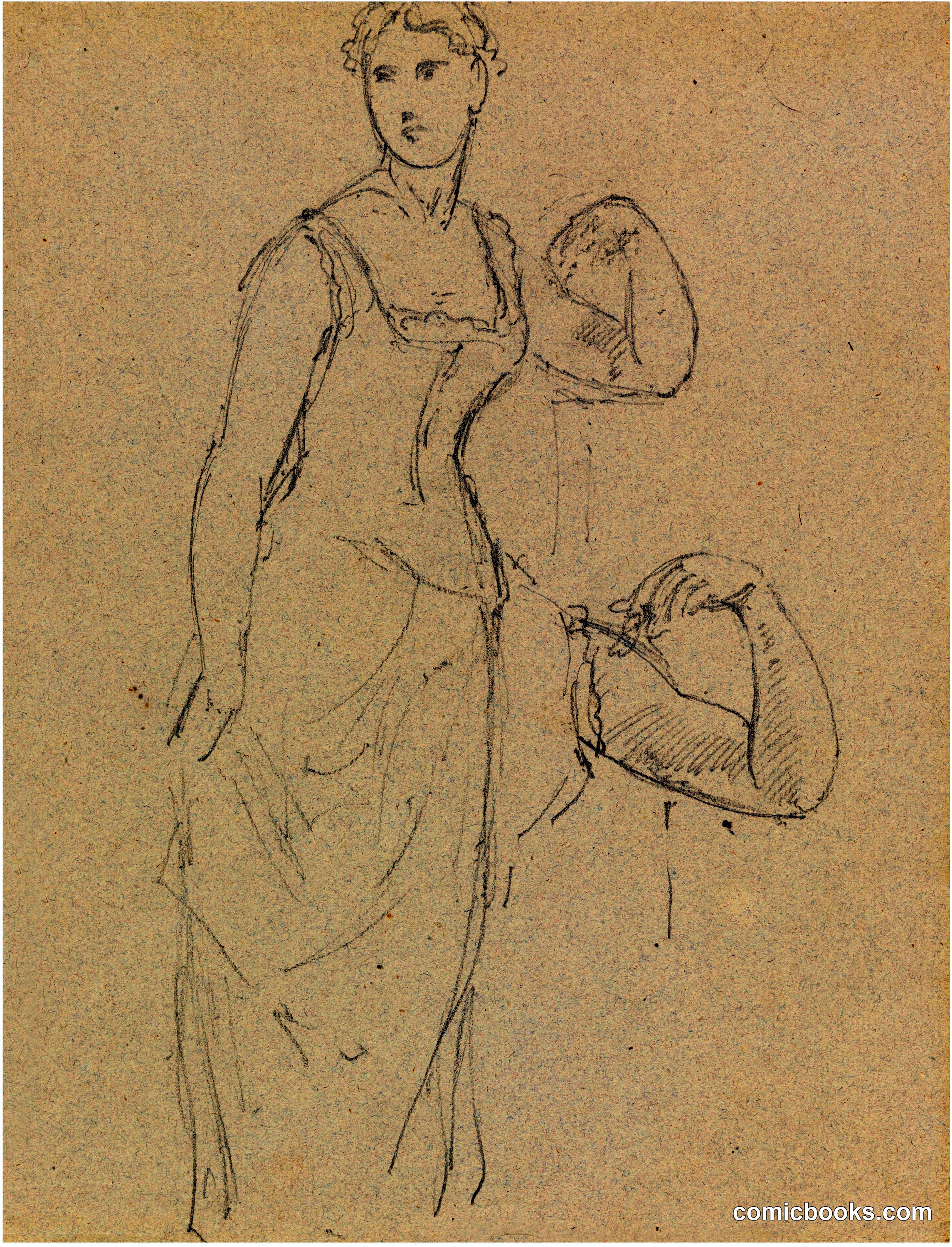 Sketch for a Portrait of Bella Worsham