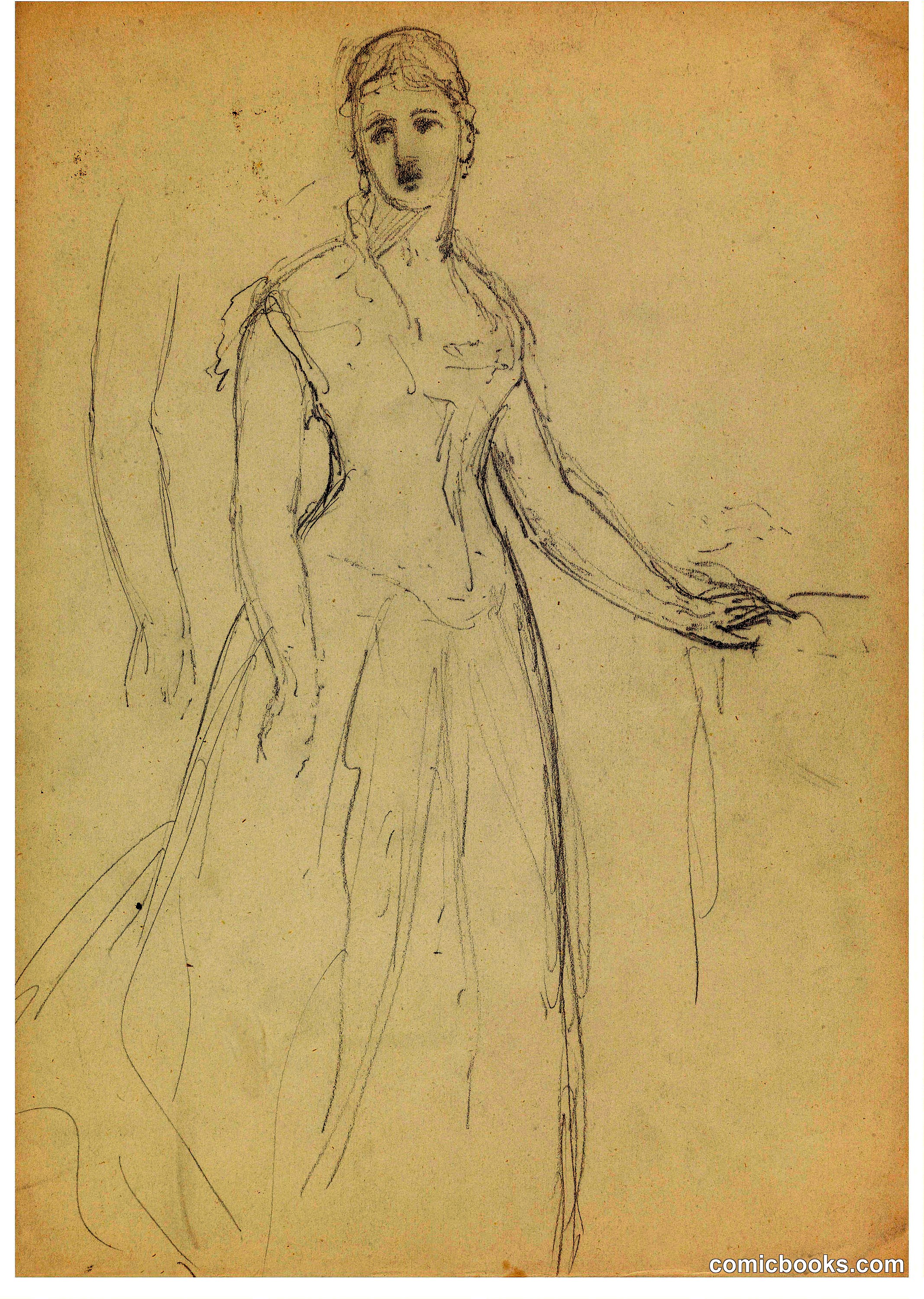 Sketch for a Portrait of Bella Worsham