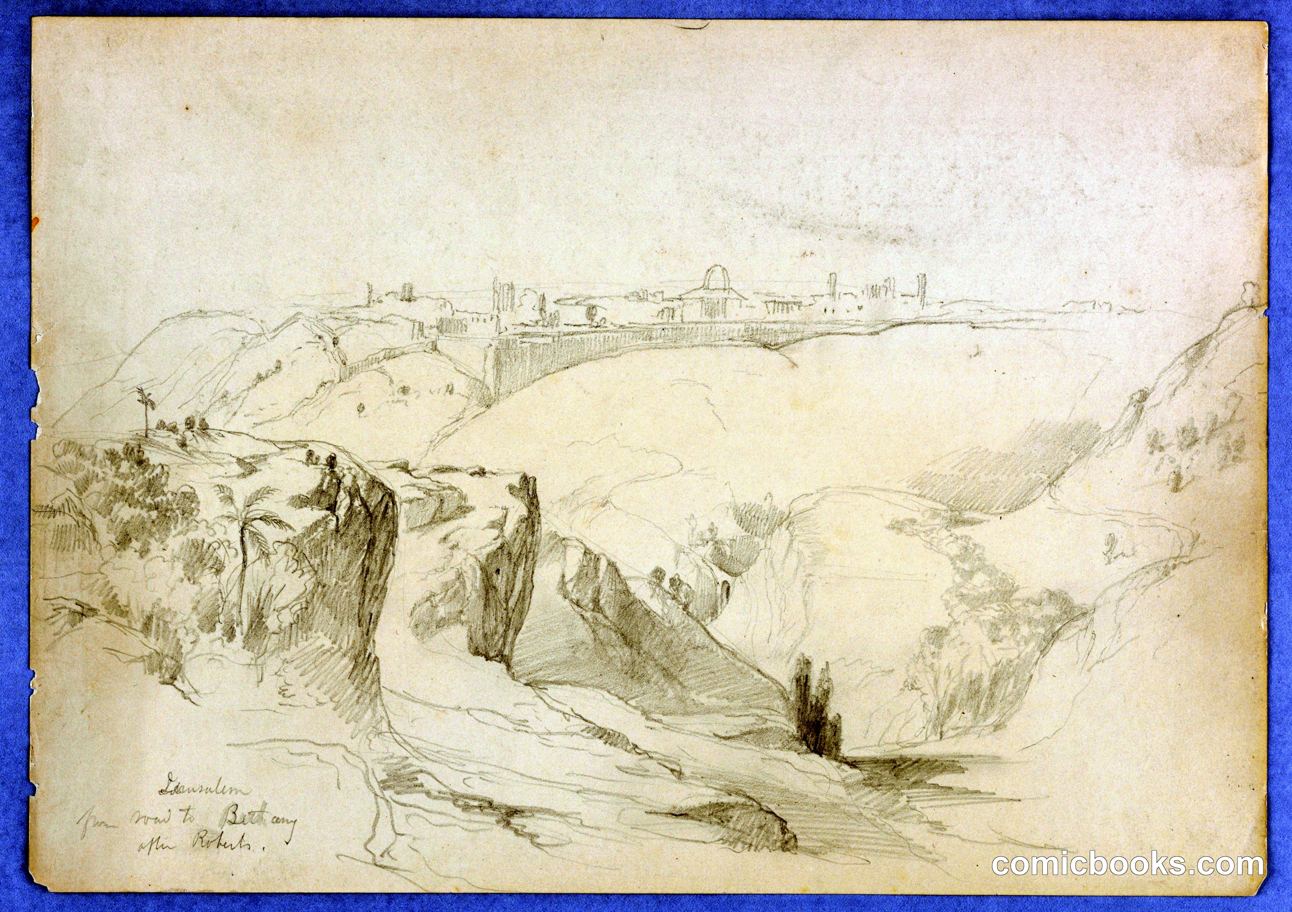 Jerusalem from Road to Bethany