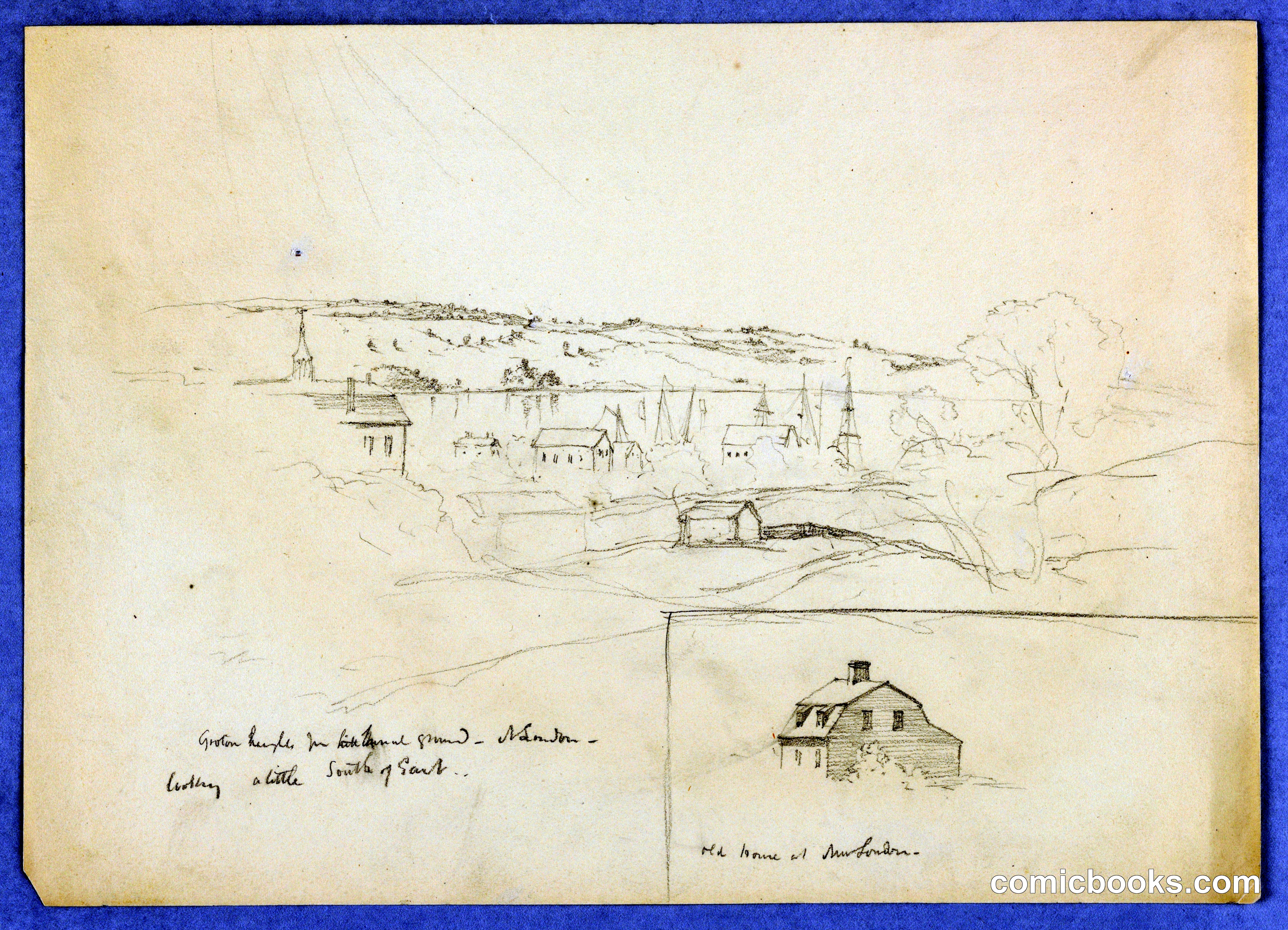 View of Groton Heights from New London