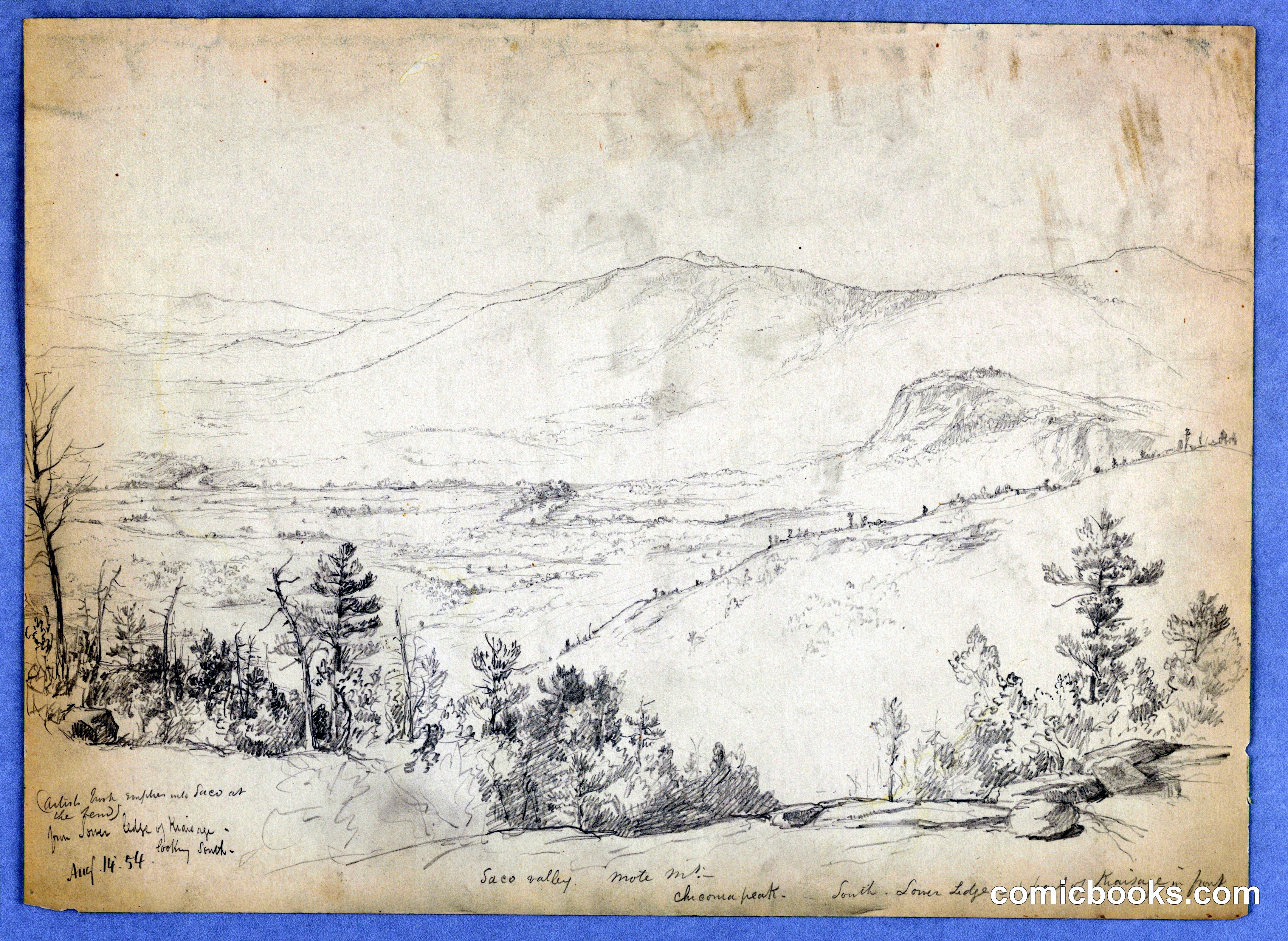 View Looking South from Mt. Kearsarge, New Hampshire