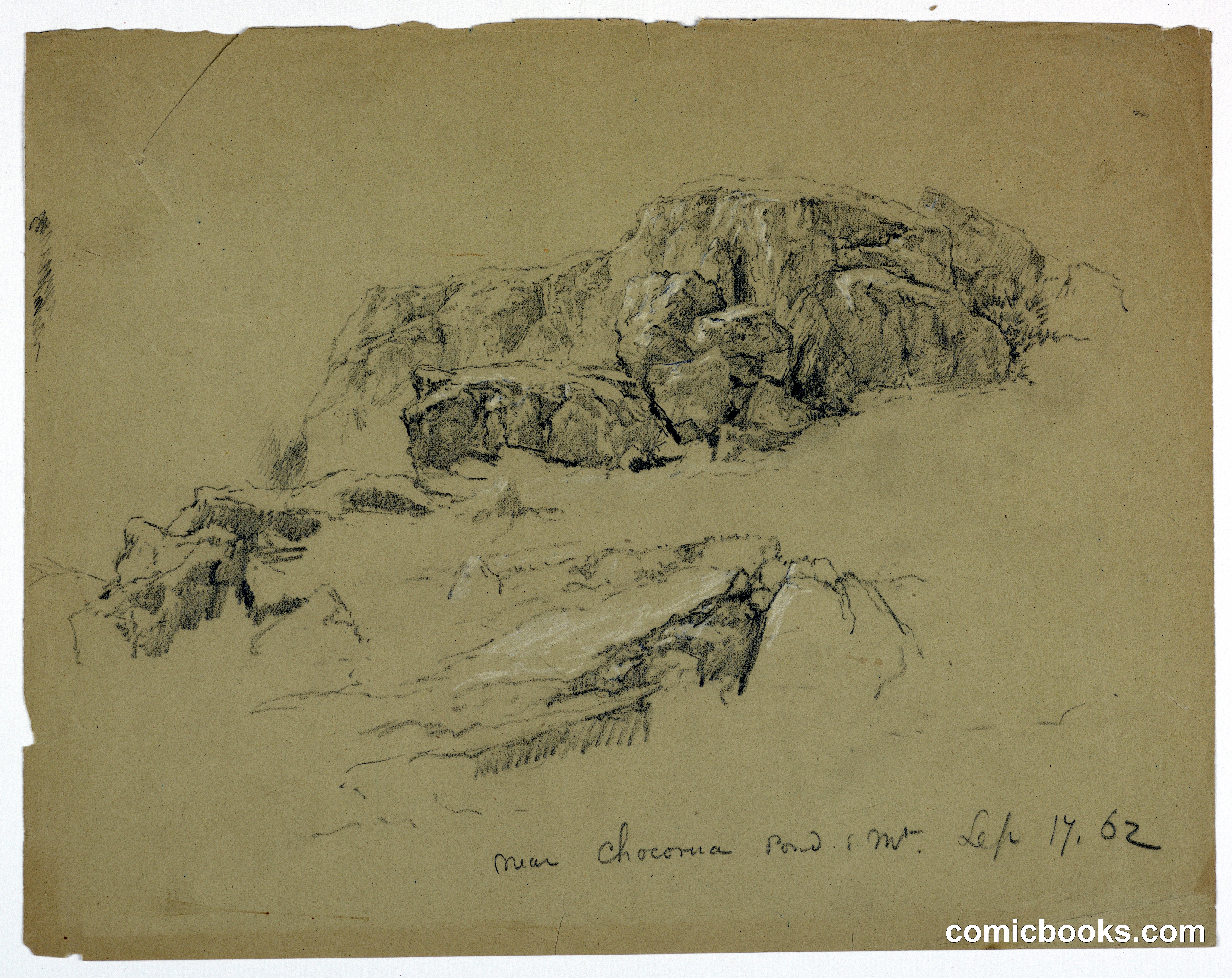 Rock Ledge near Chocorua Pond and Mountain