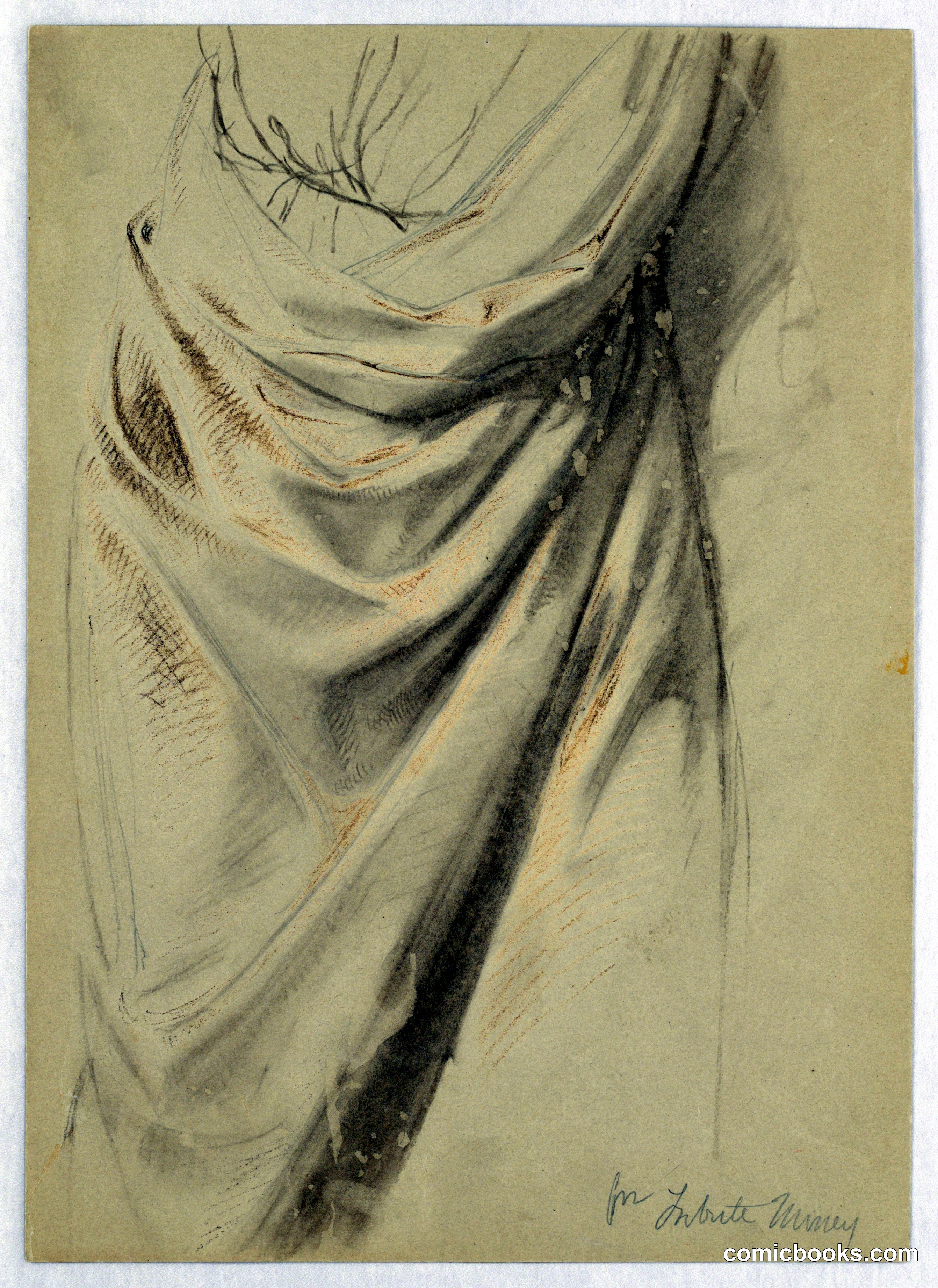 Drapery Study for 'Tribute Money'