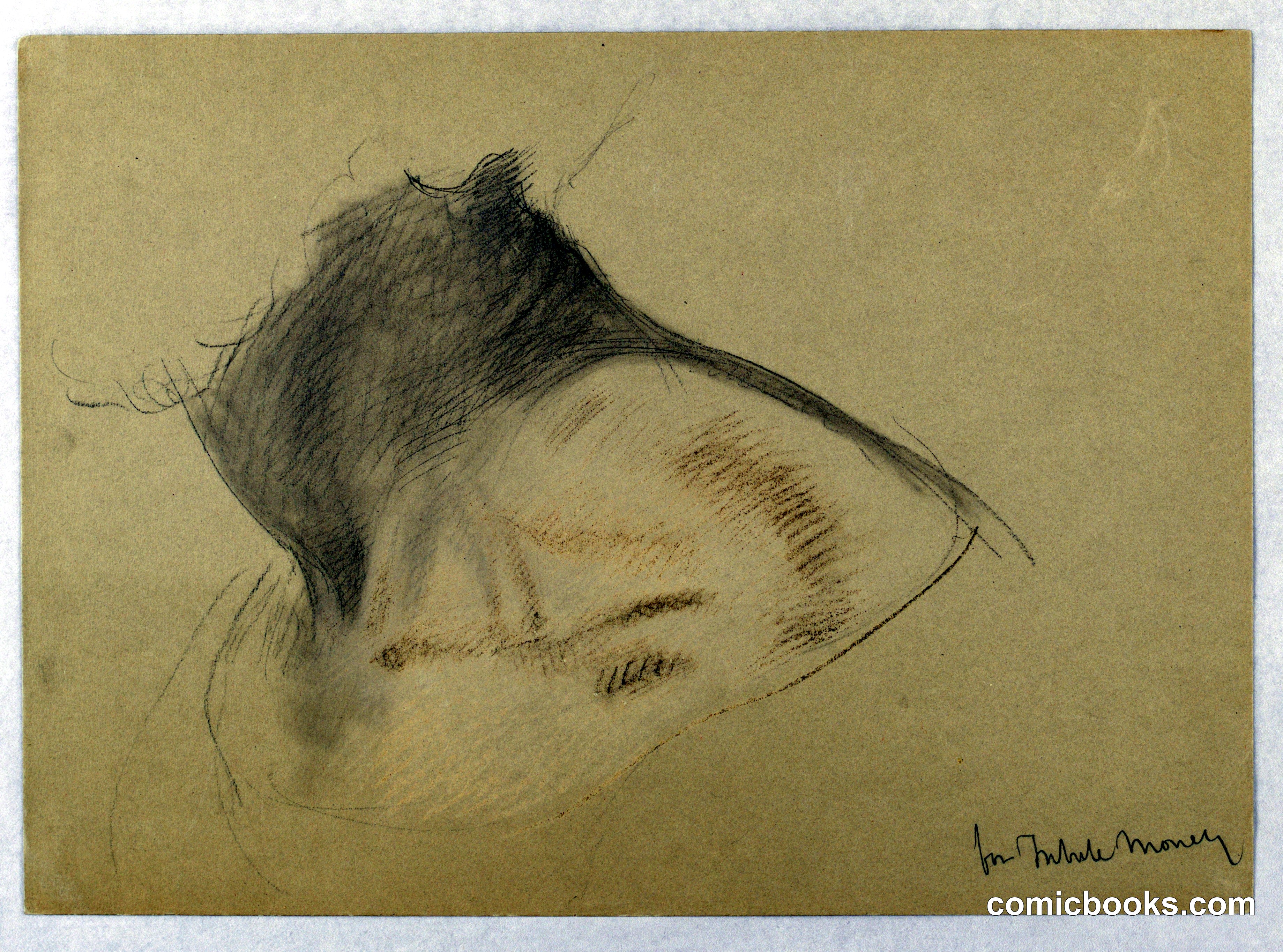 Study of Neck for 'Tribute Money'