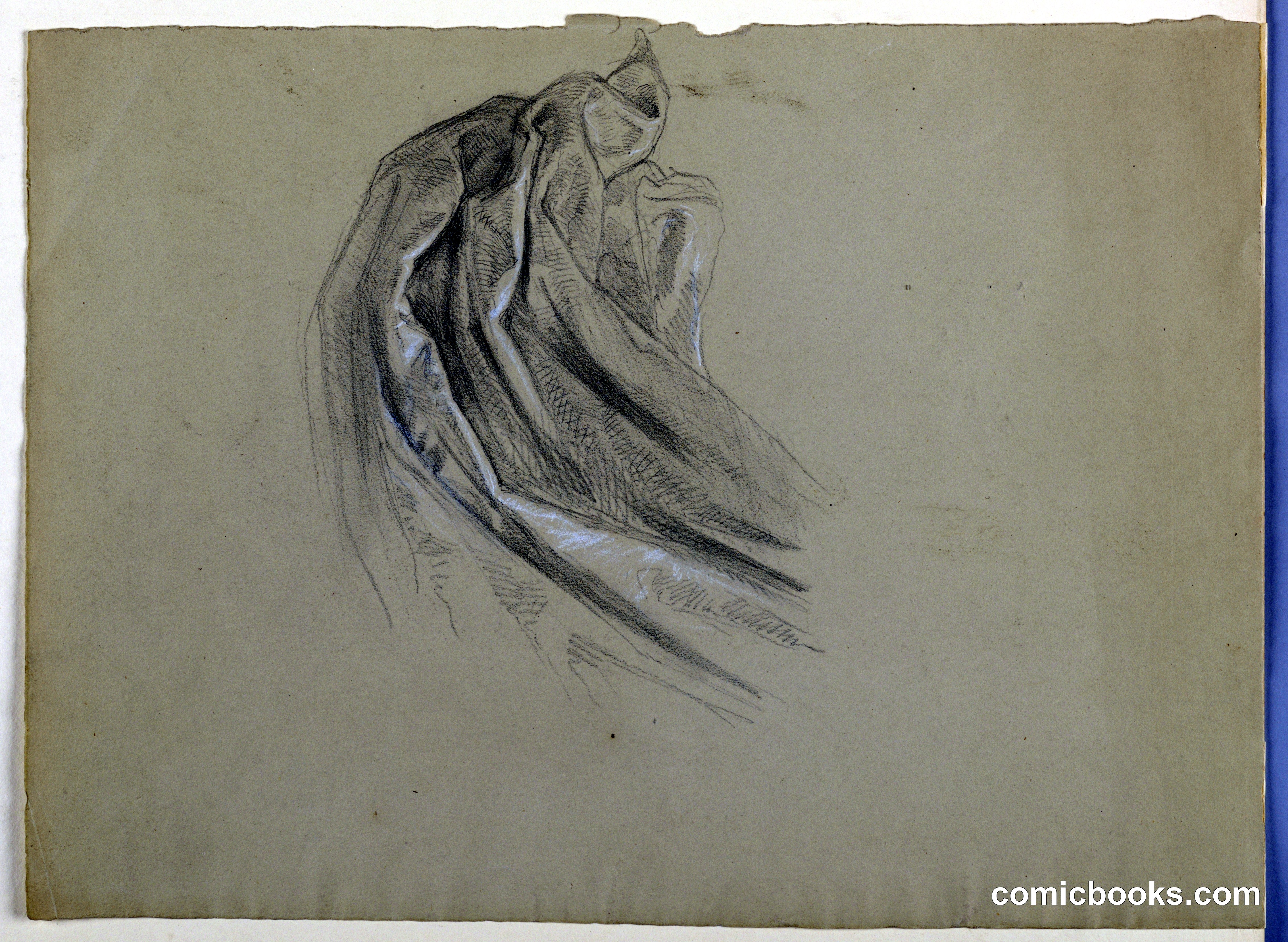 Drapery Study for 'A Magdalen'