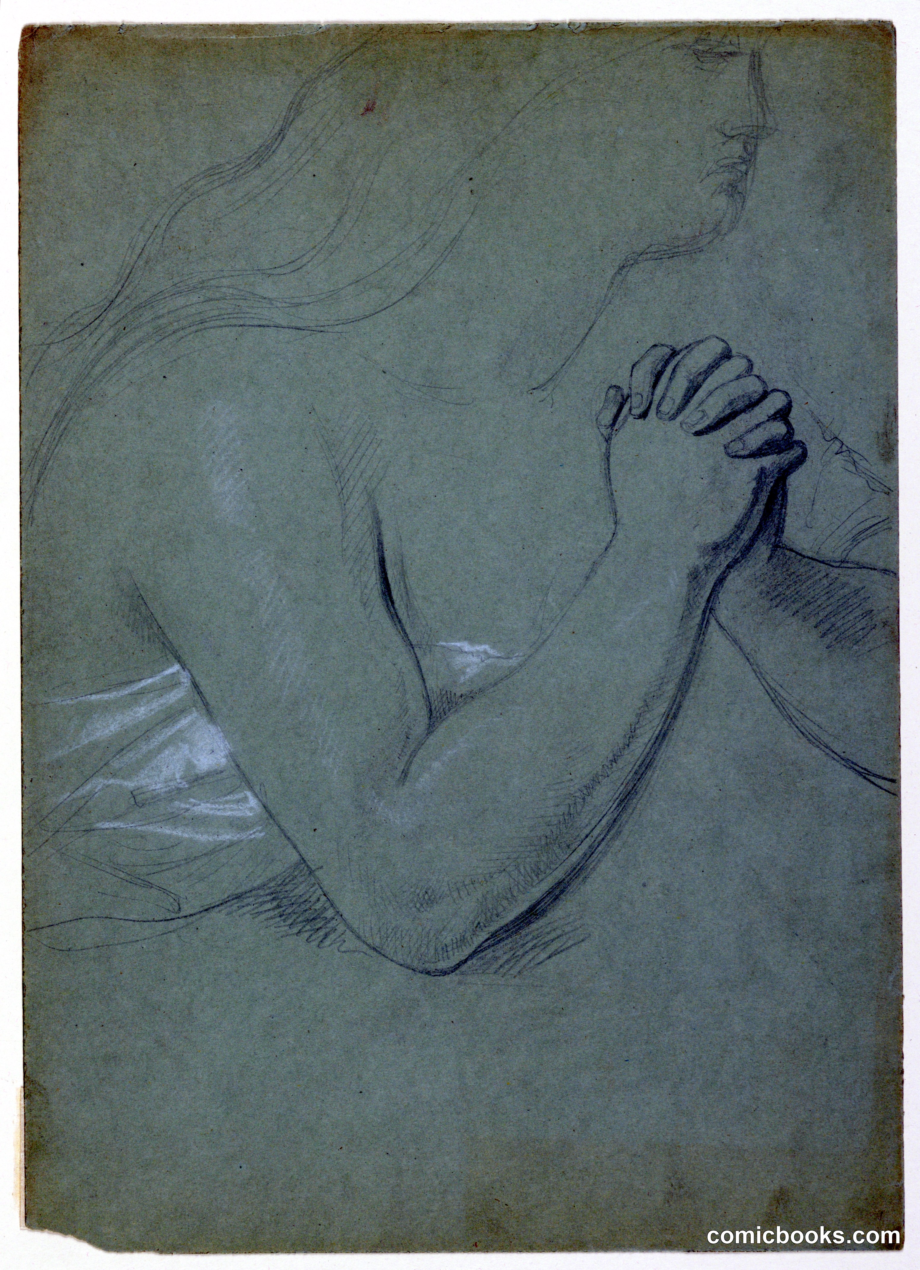 Study for 'A Magdalen'