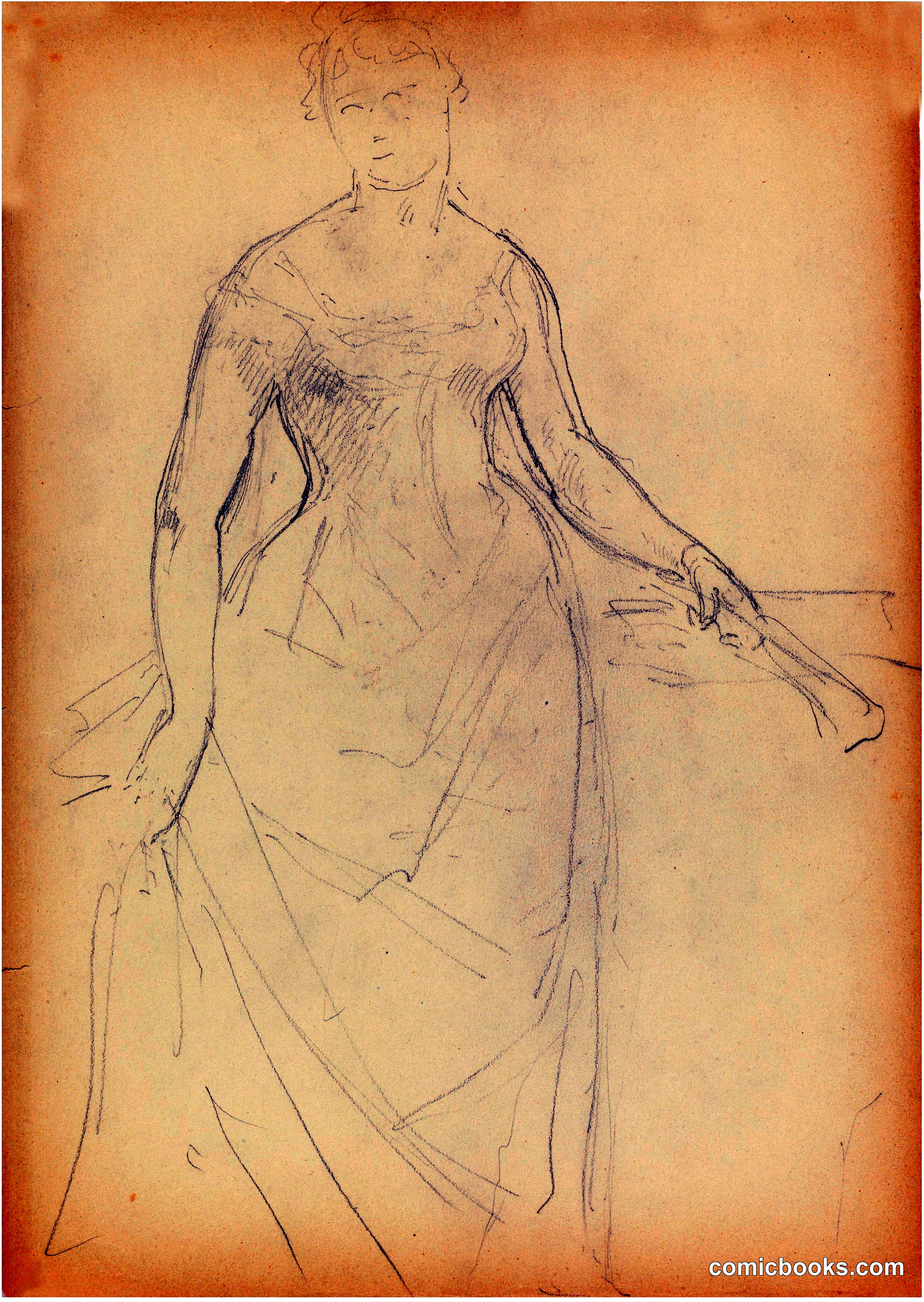 Sketch for a Portrait of Bella Worsham