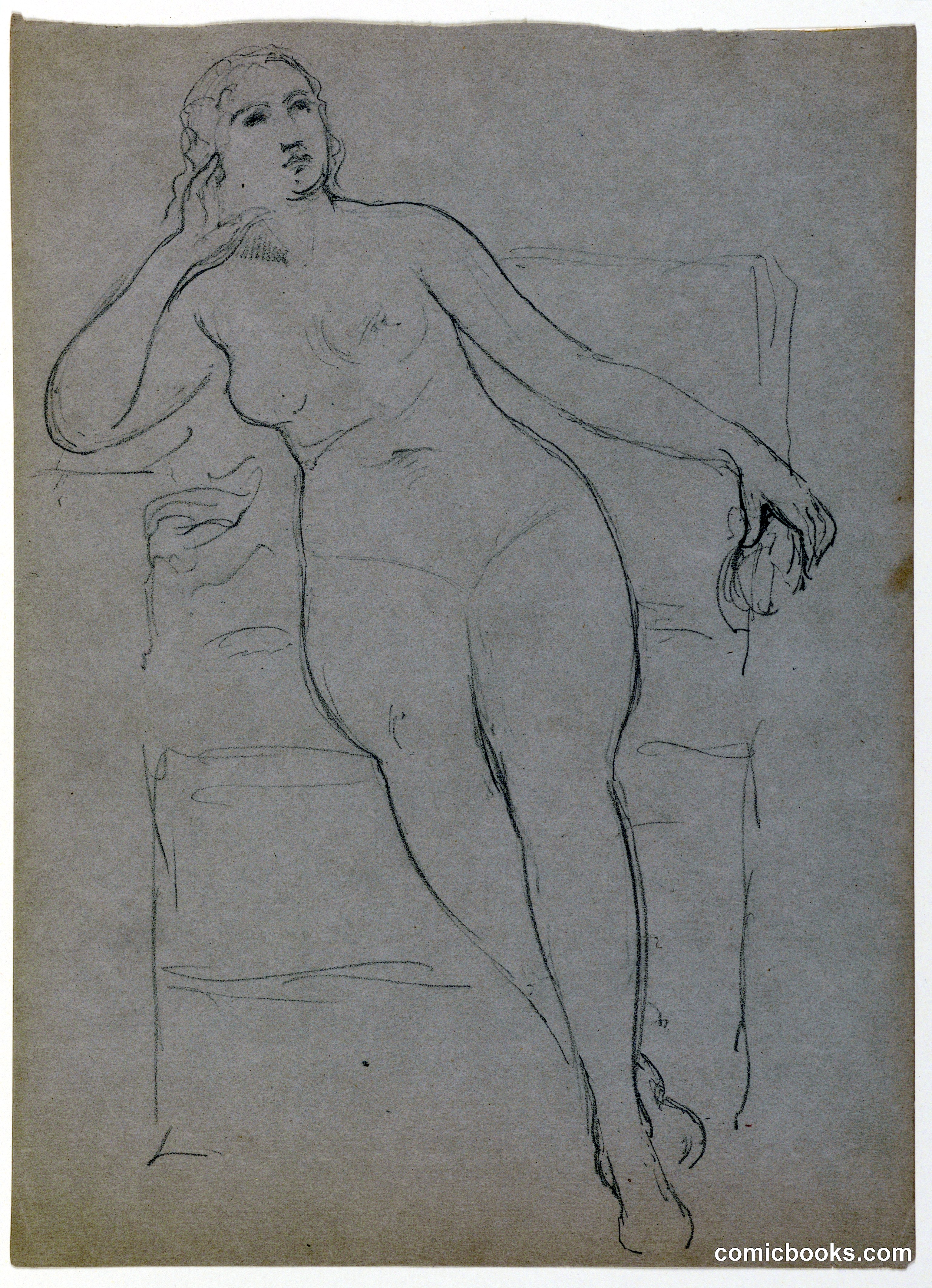 Seated Female Nude