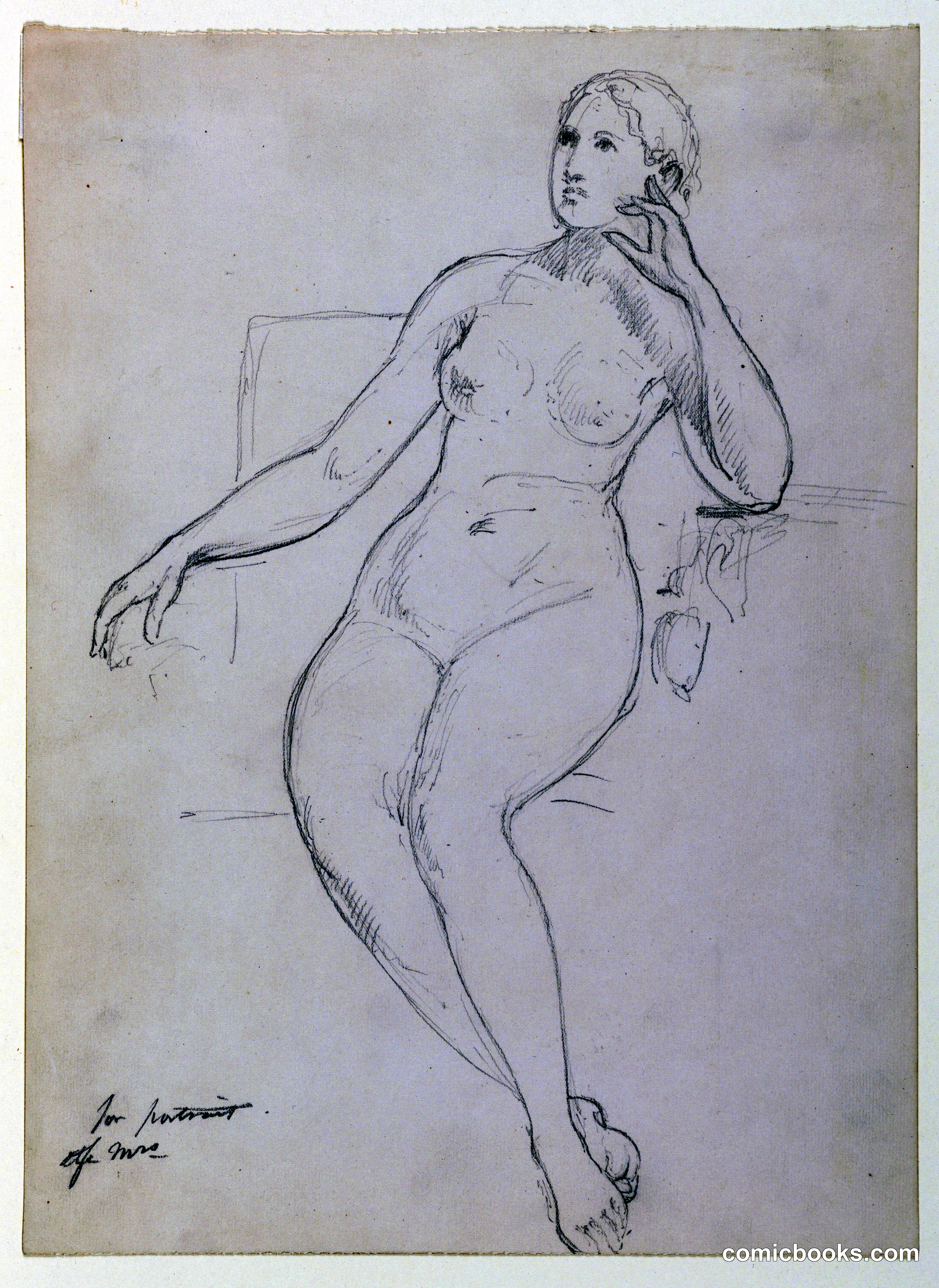 Seated Female Nude