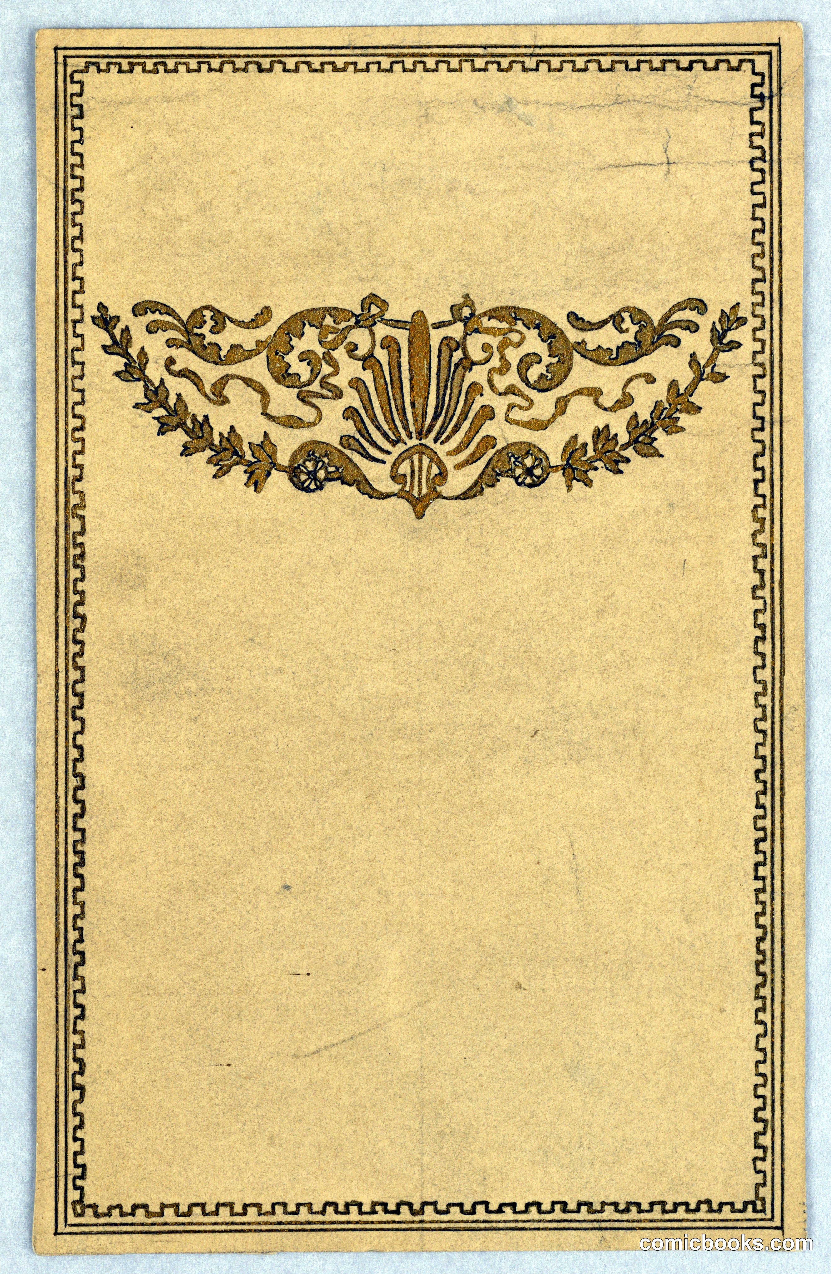 Design for a Book Cover