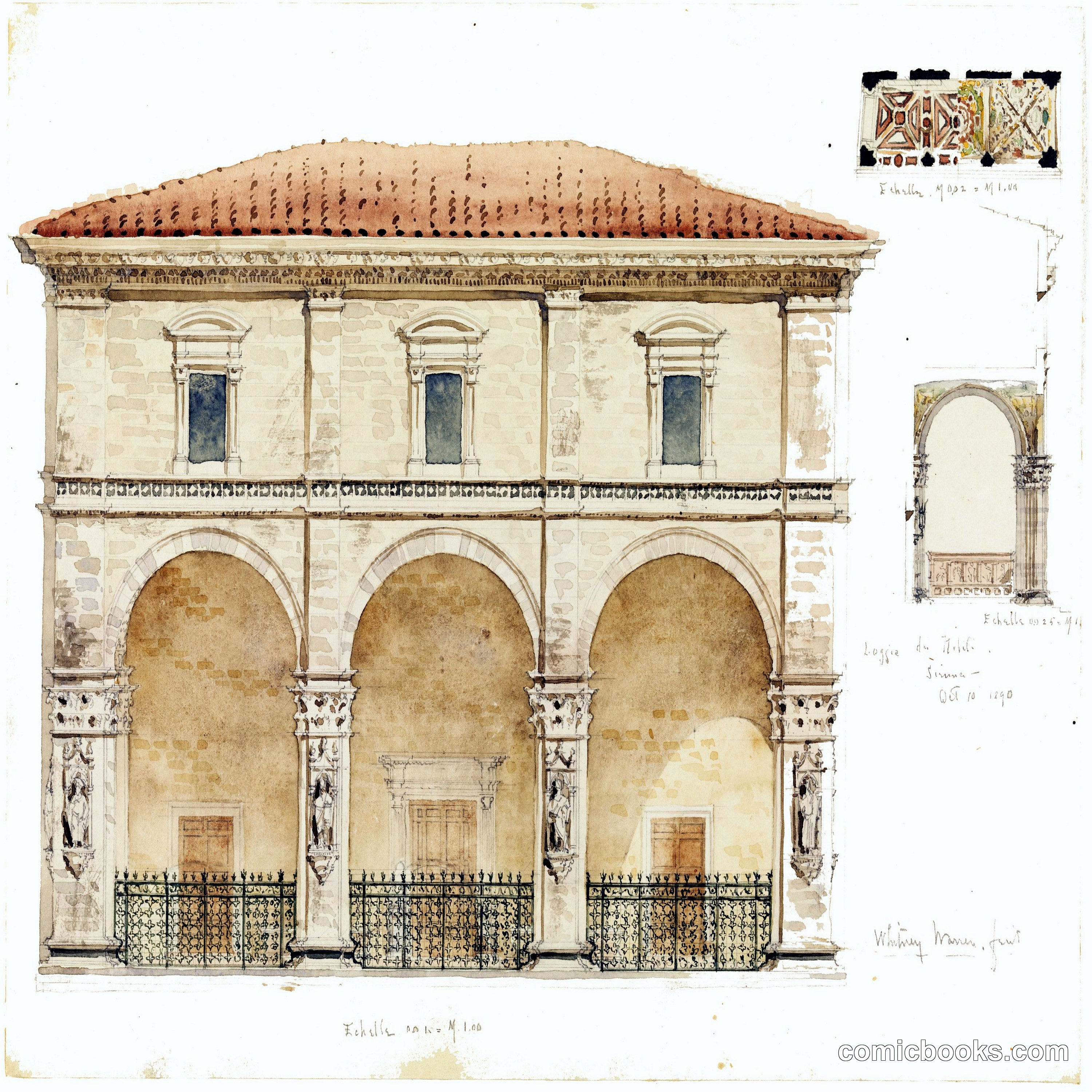Loggia del Papa o dei Nobili, Siena