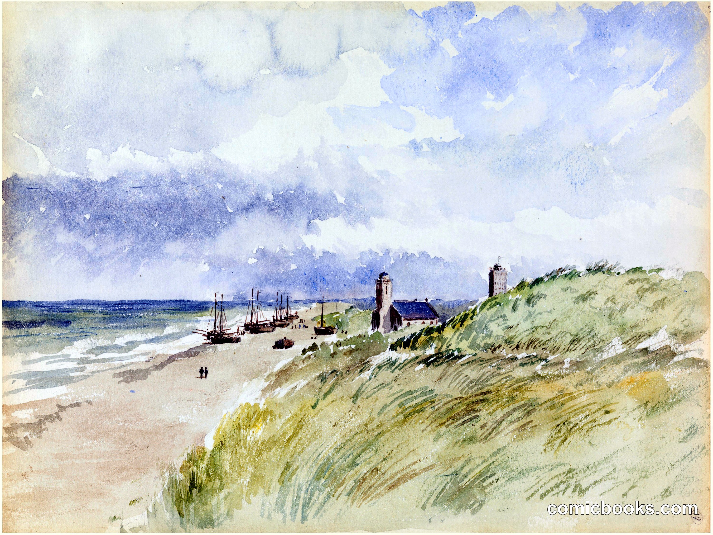 The Shore at Katwijk, Holland