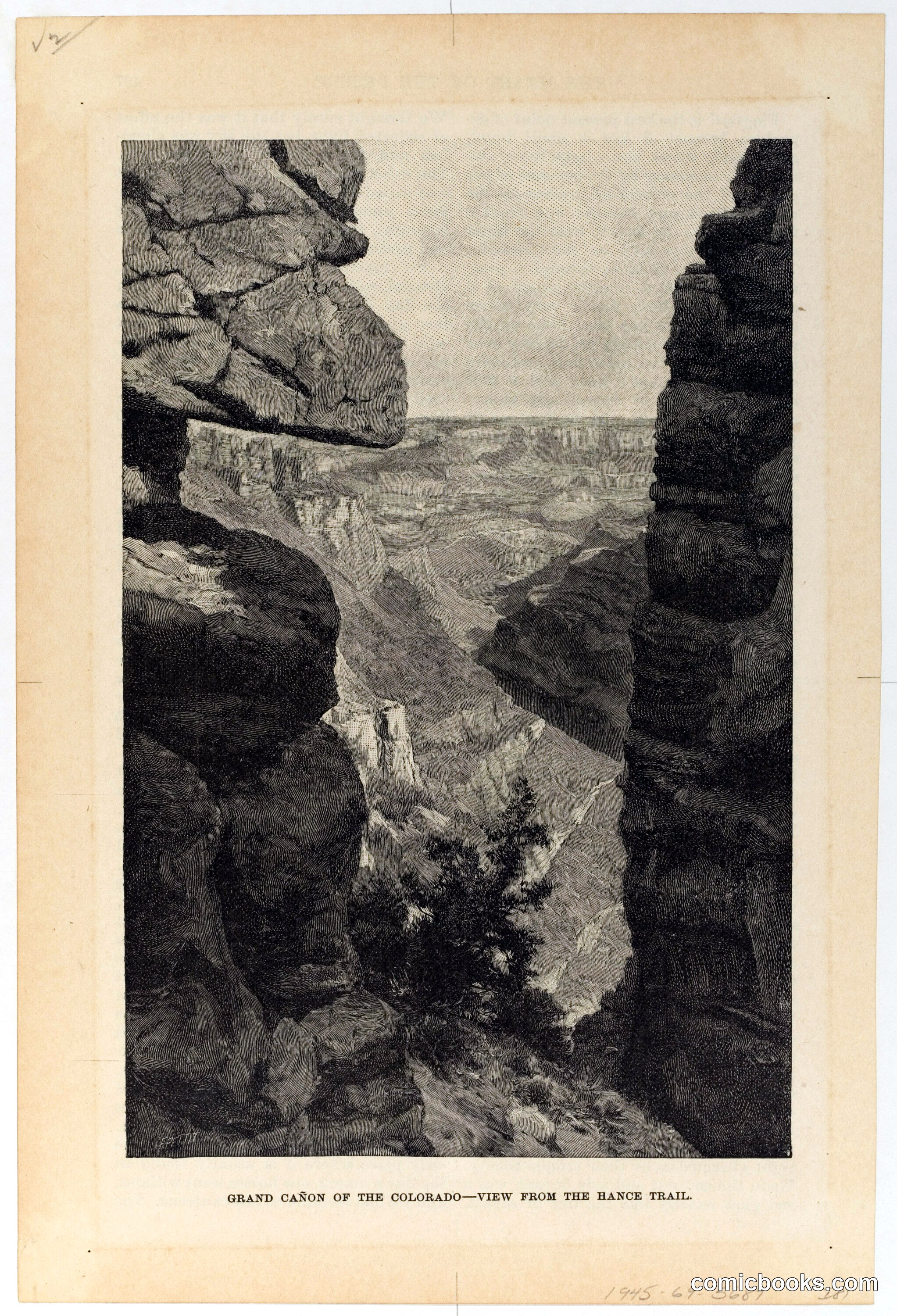 Grand Cañon of the Colorado—View from the Hance Trail