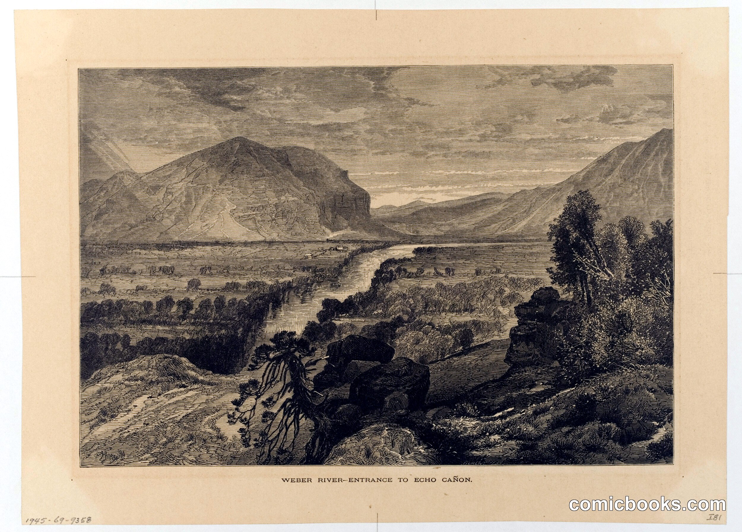 Weber River, Entrance to Echo Cañon