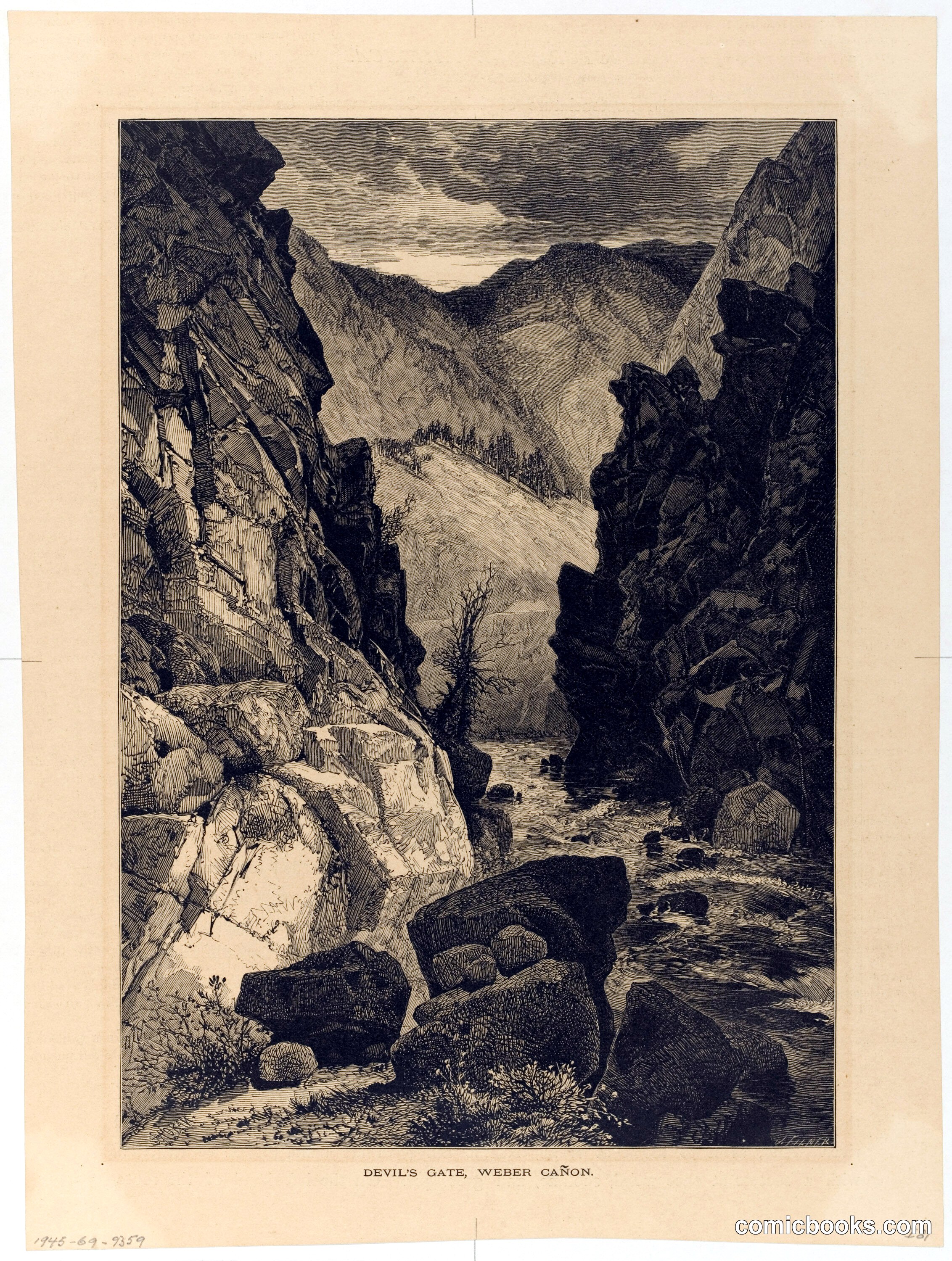 Devil's Gate, Weber Cañon