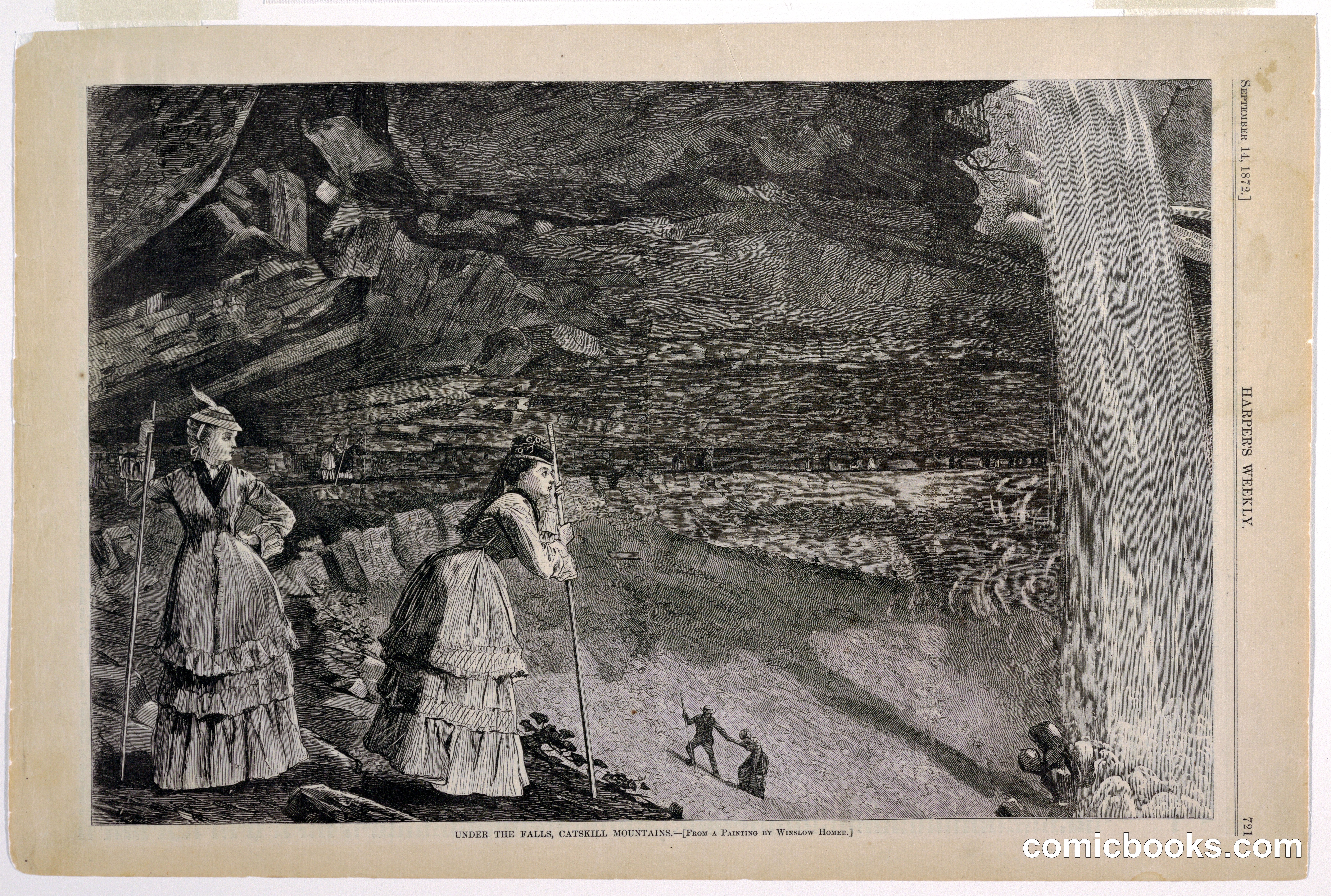 Under the Falls, Catskill Mountains