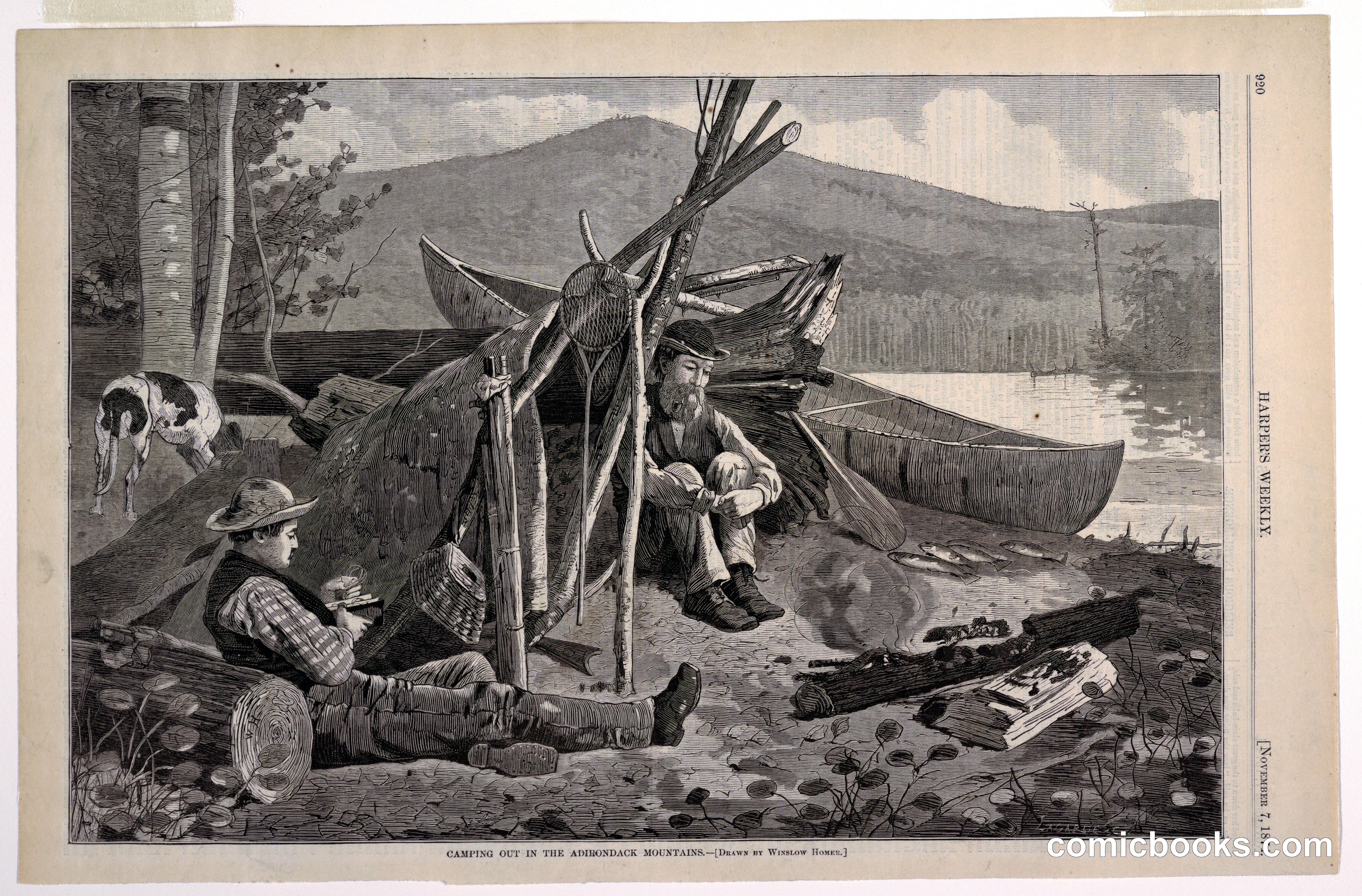 Camping Out in the Adirondack Mountains