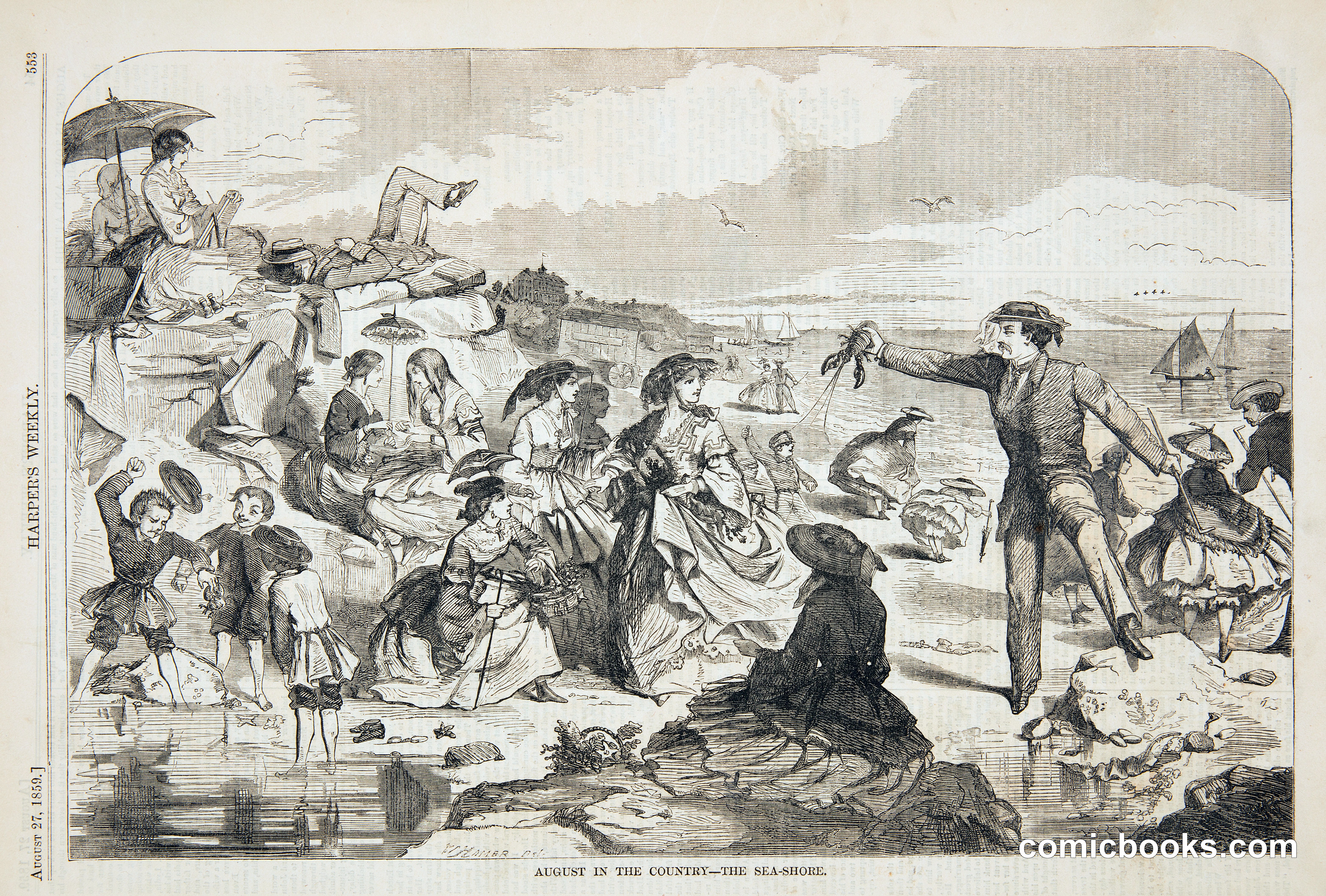 August in the Country – The Sea-Shore