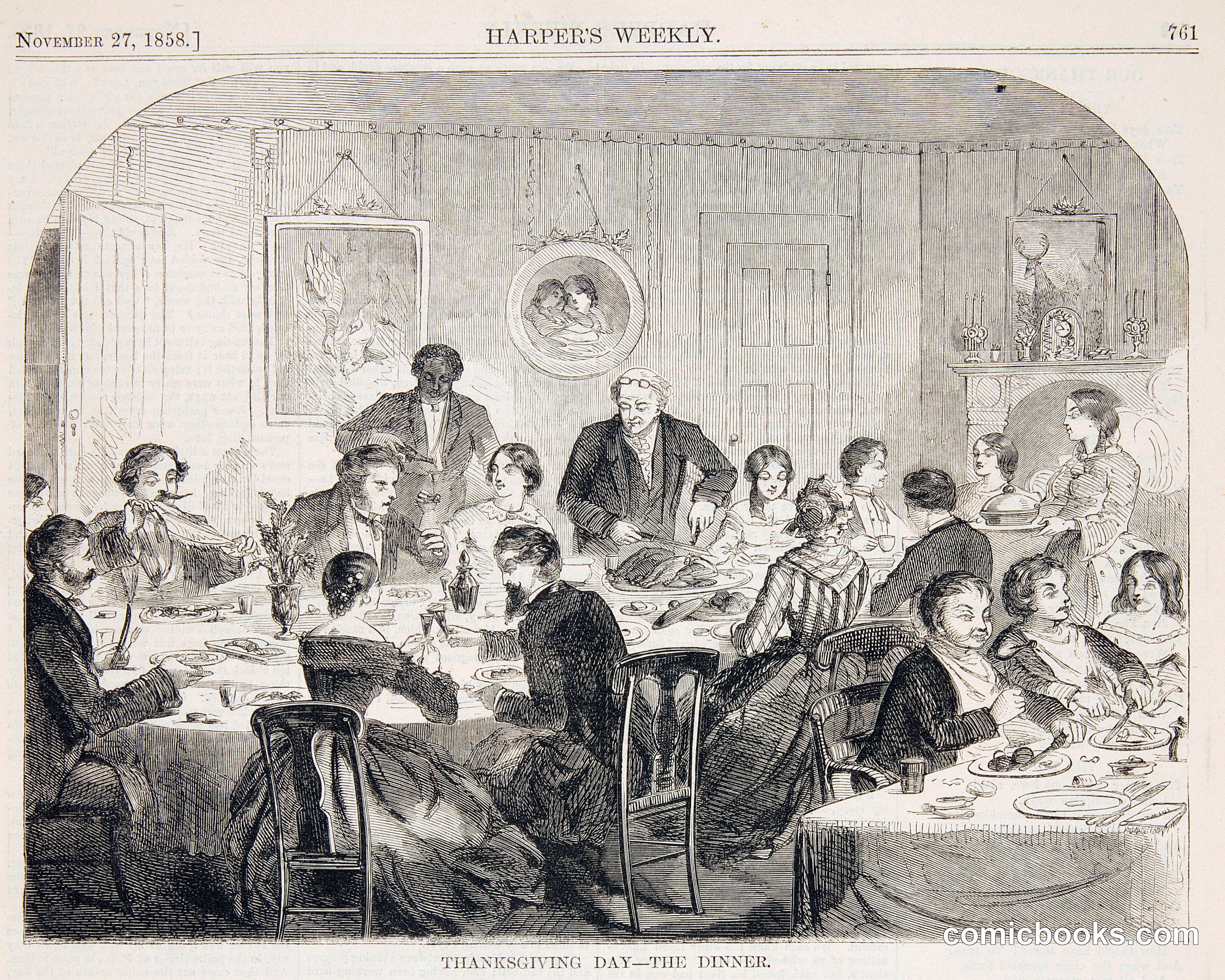 Thanksgiving Day—The Dinner