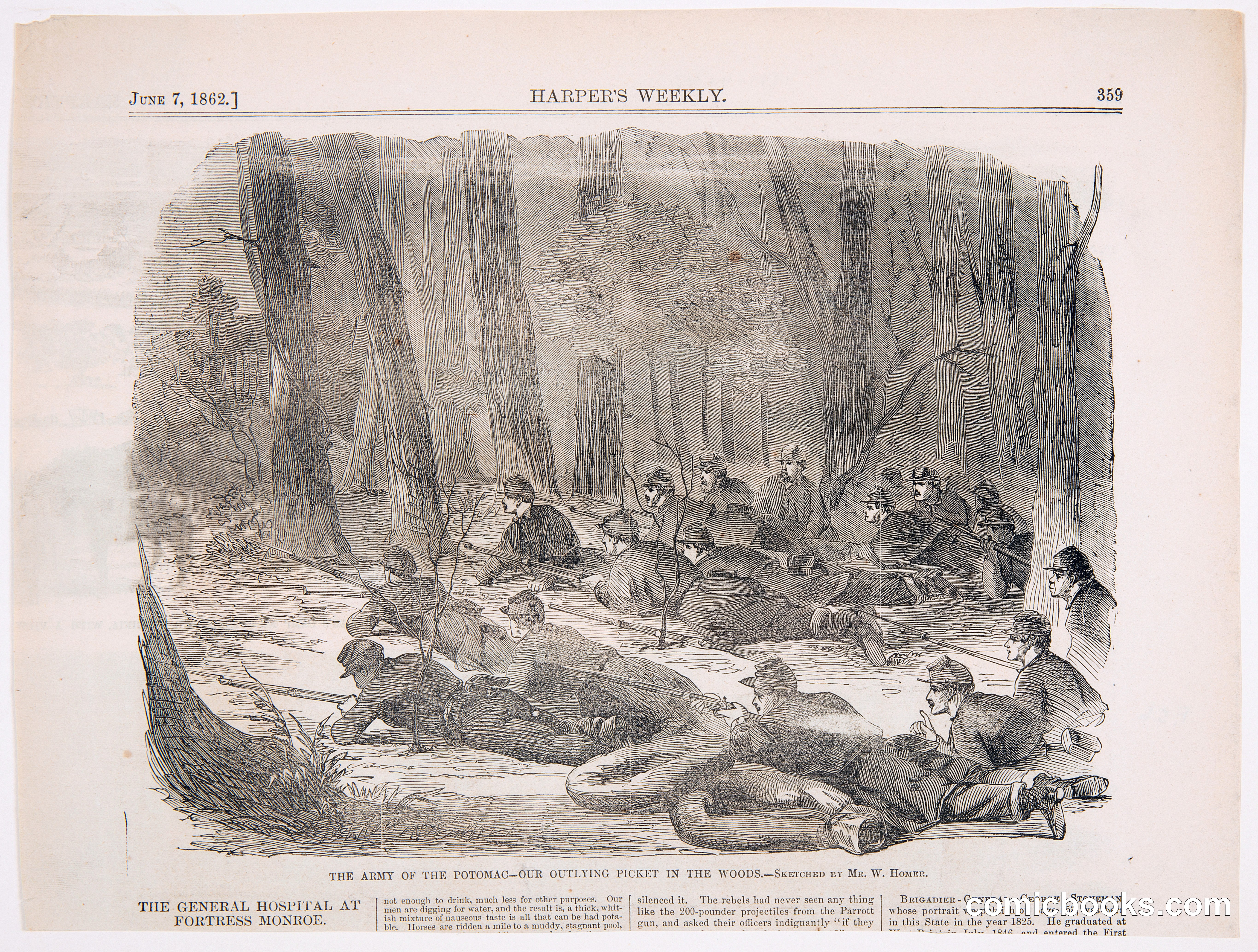 The Army of the Potomac—Our Outlying Picket in the Woods