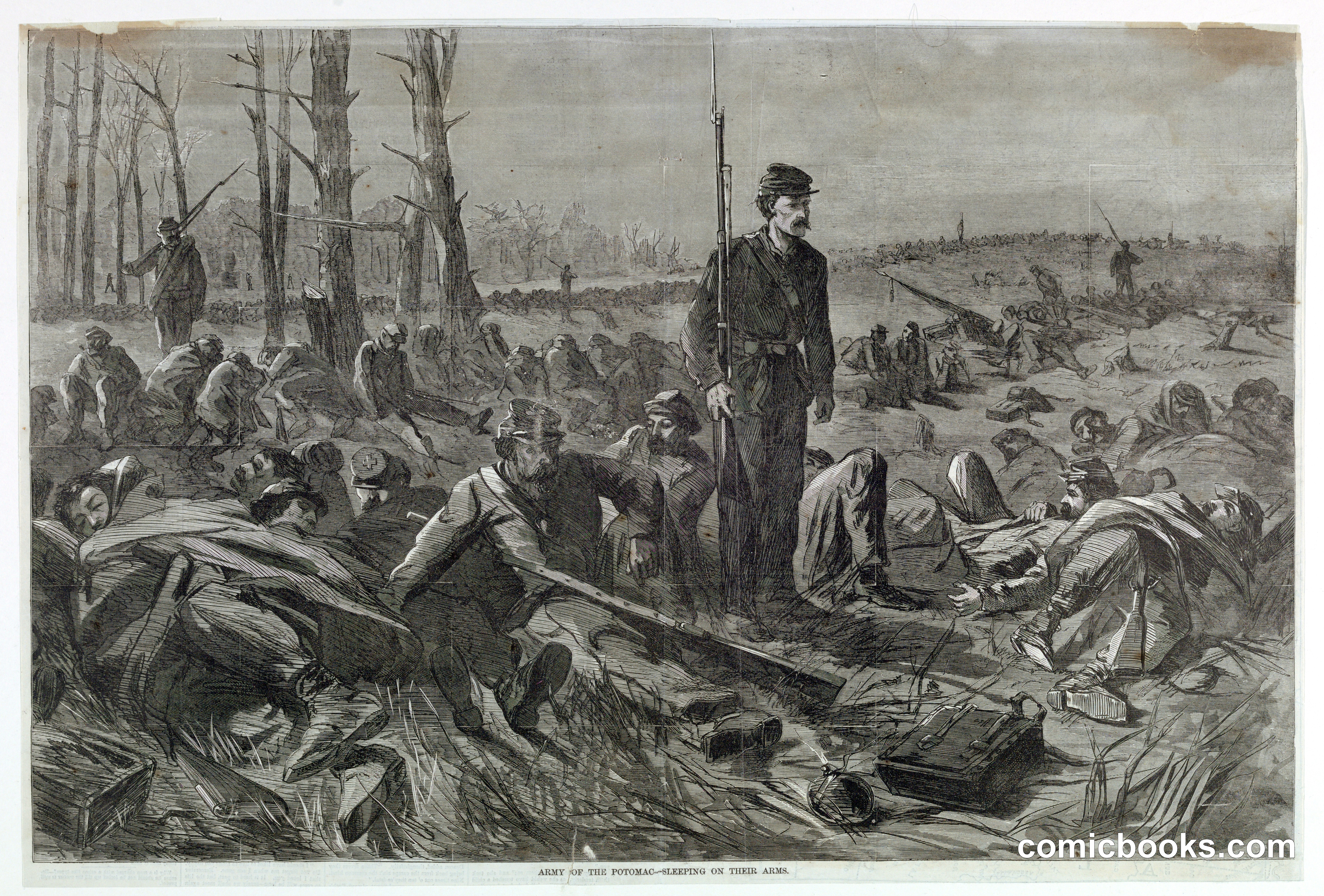Army of the Potomac—Sleeping on Their Arms