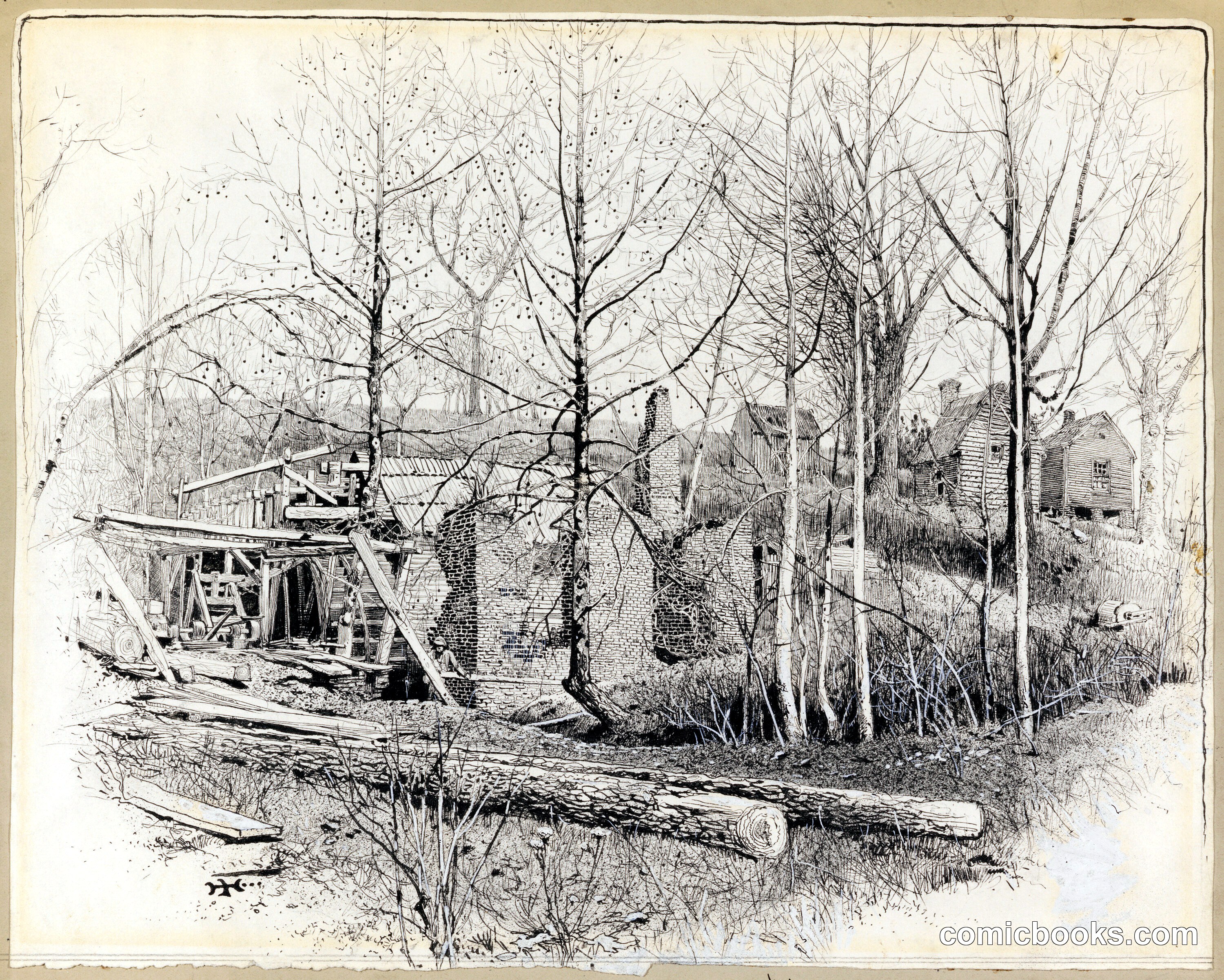 Present Aspect of Gaines's Mill, Looking East