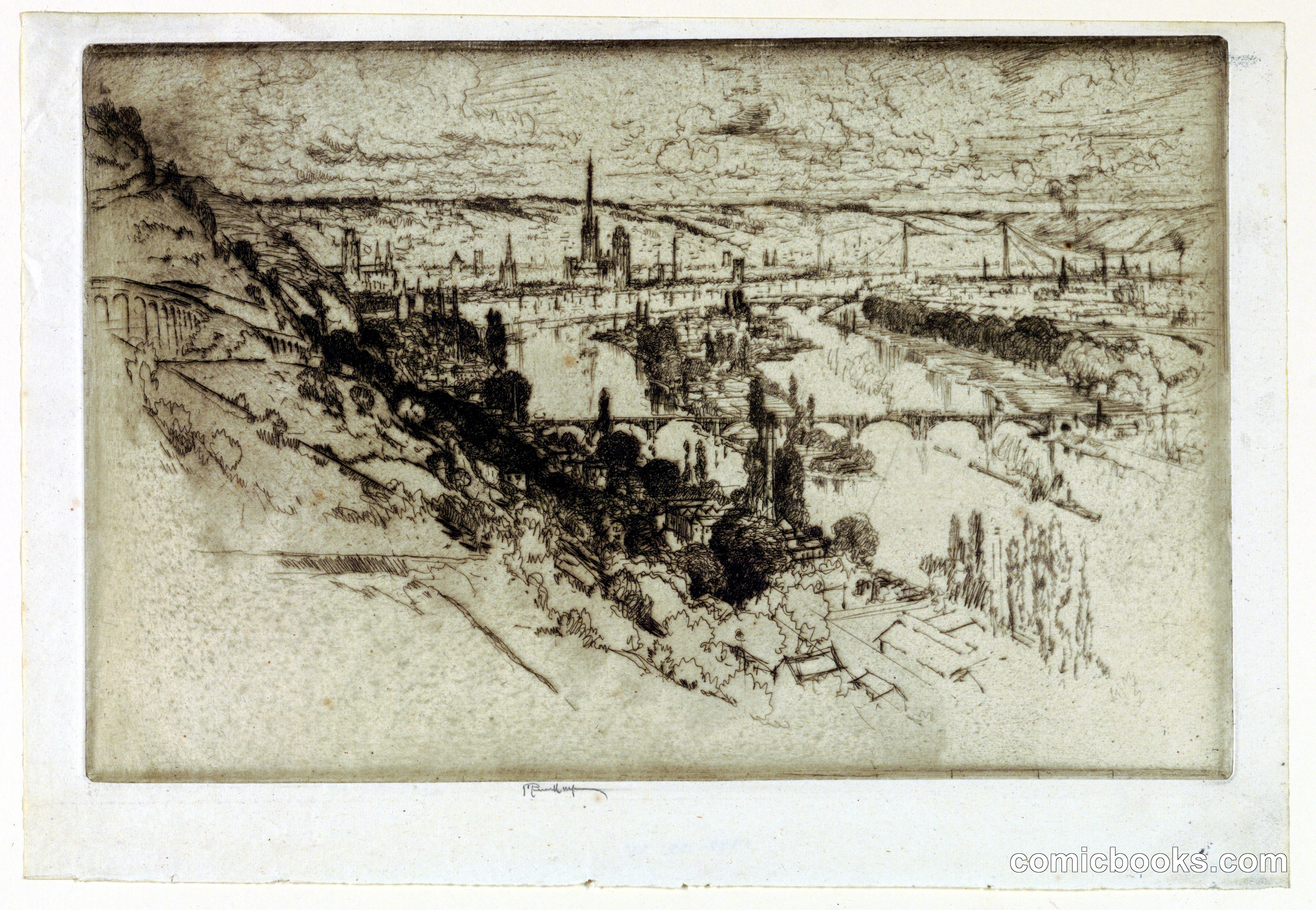 Rouen from Bon Secours