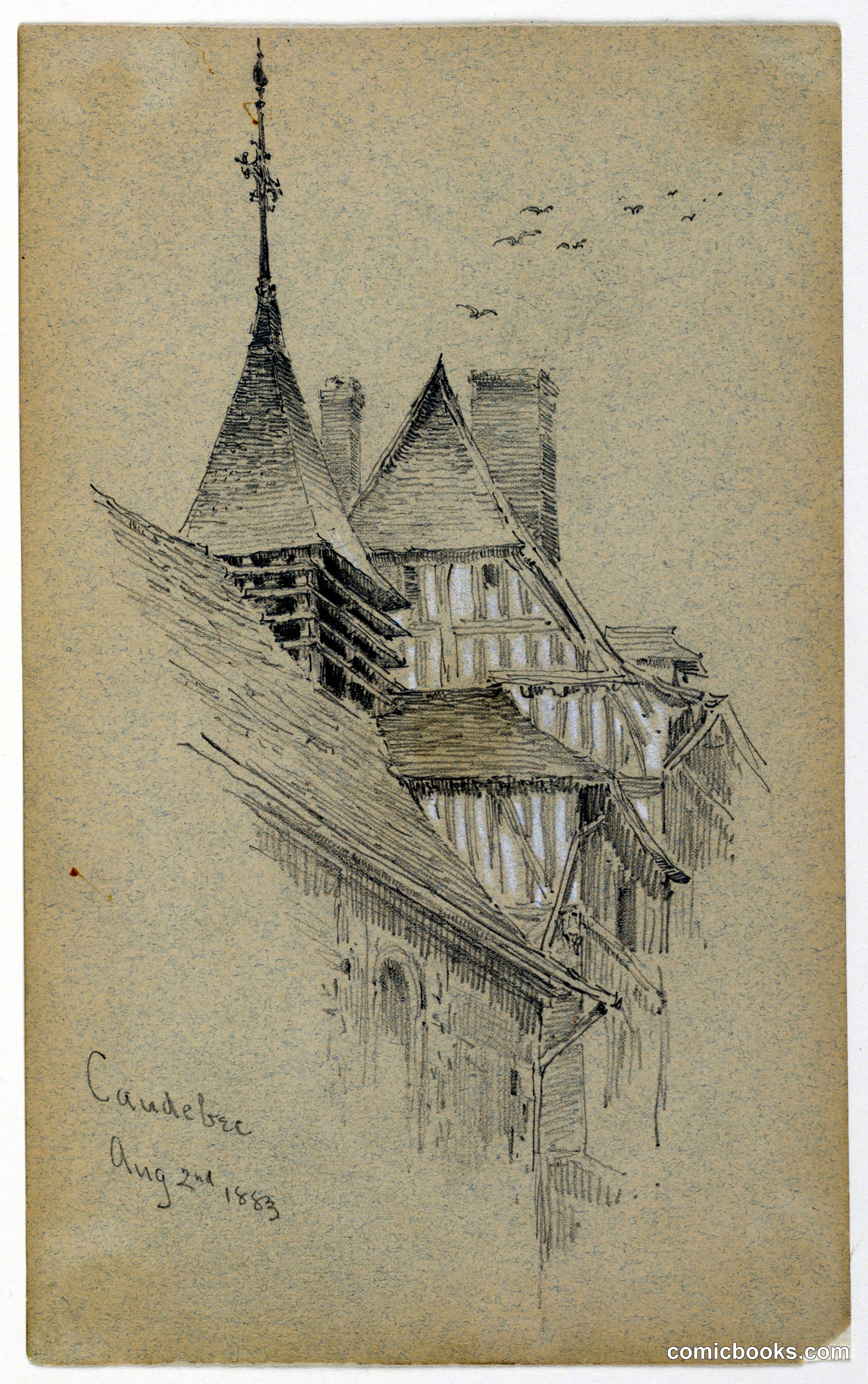 Architectural Sketch: Caudebec