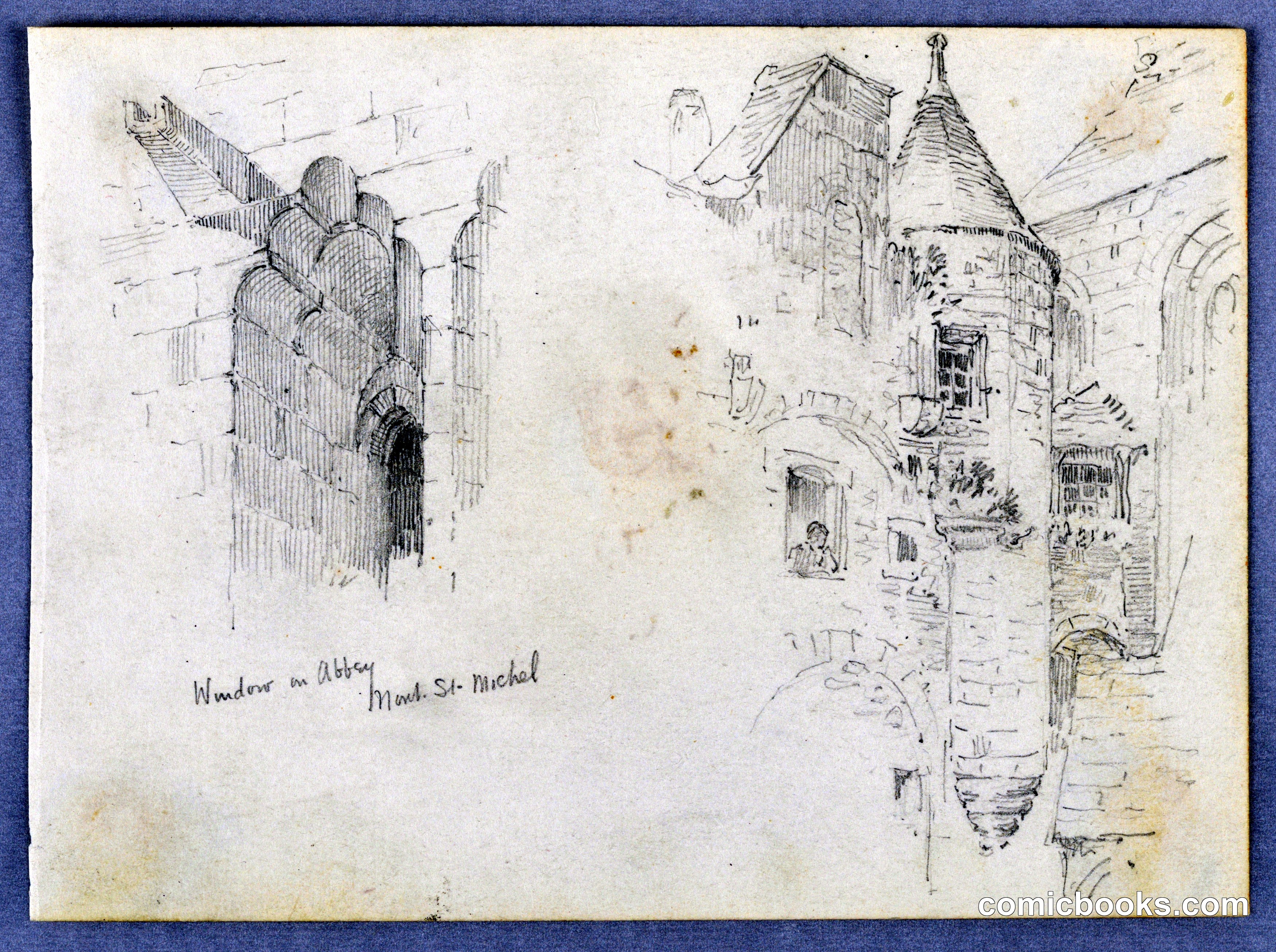 Architectural Studies: Abbey and Street-Michel