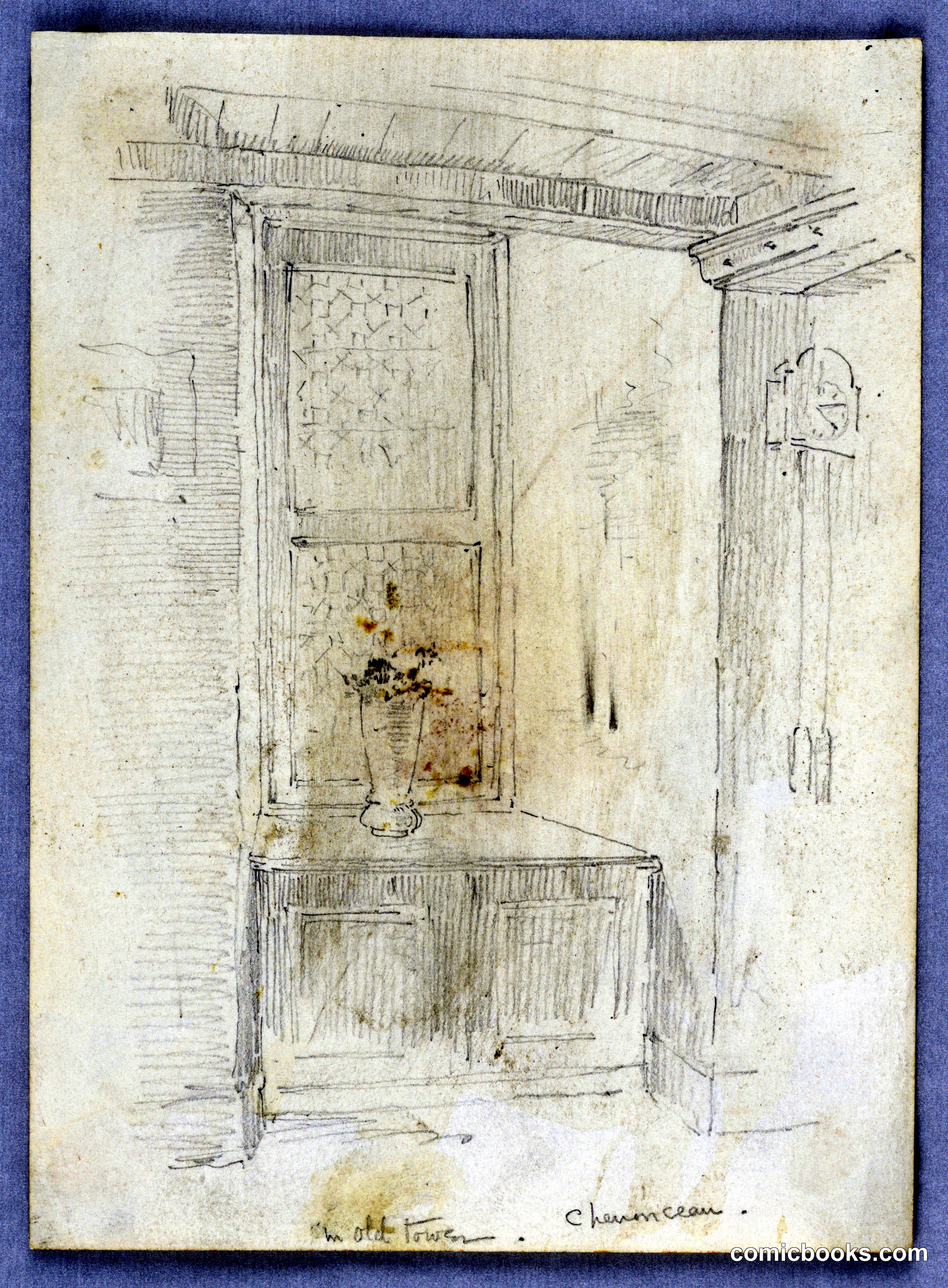 Interior Study at Château de Chenonceau