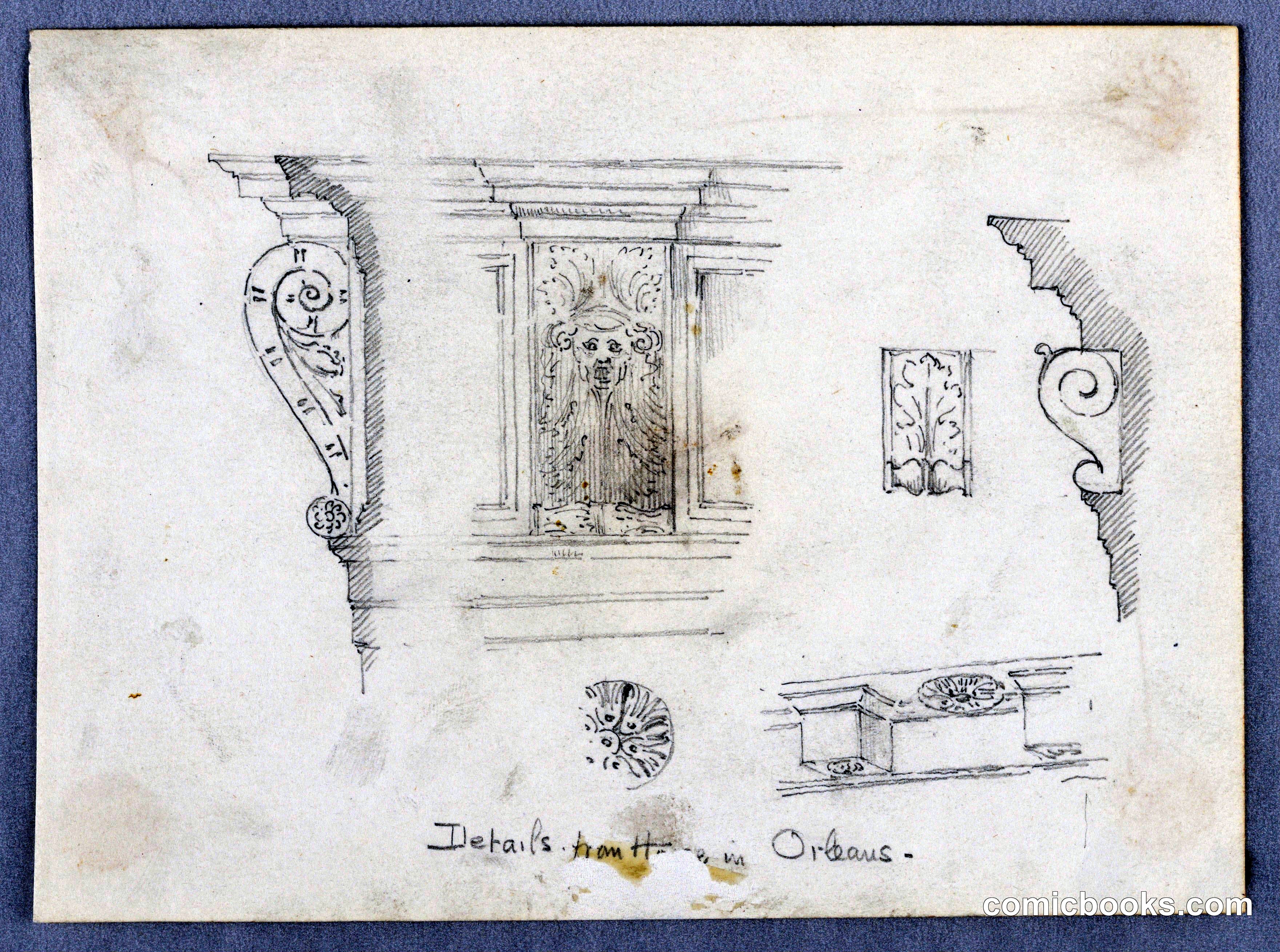 Architectural Details from a House in Orléans
