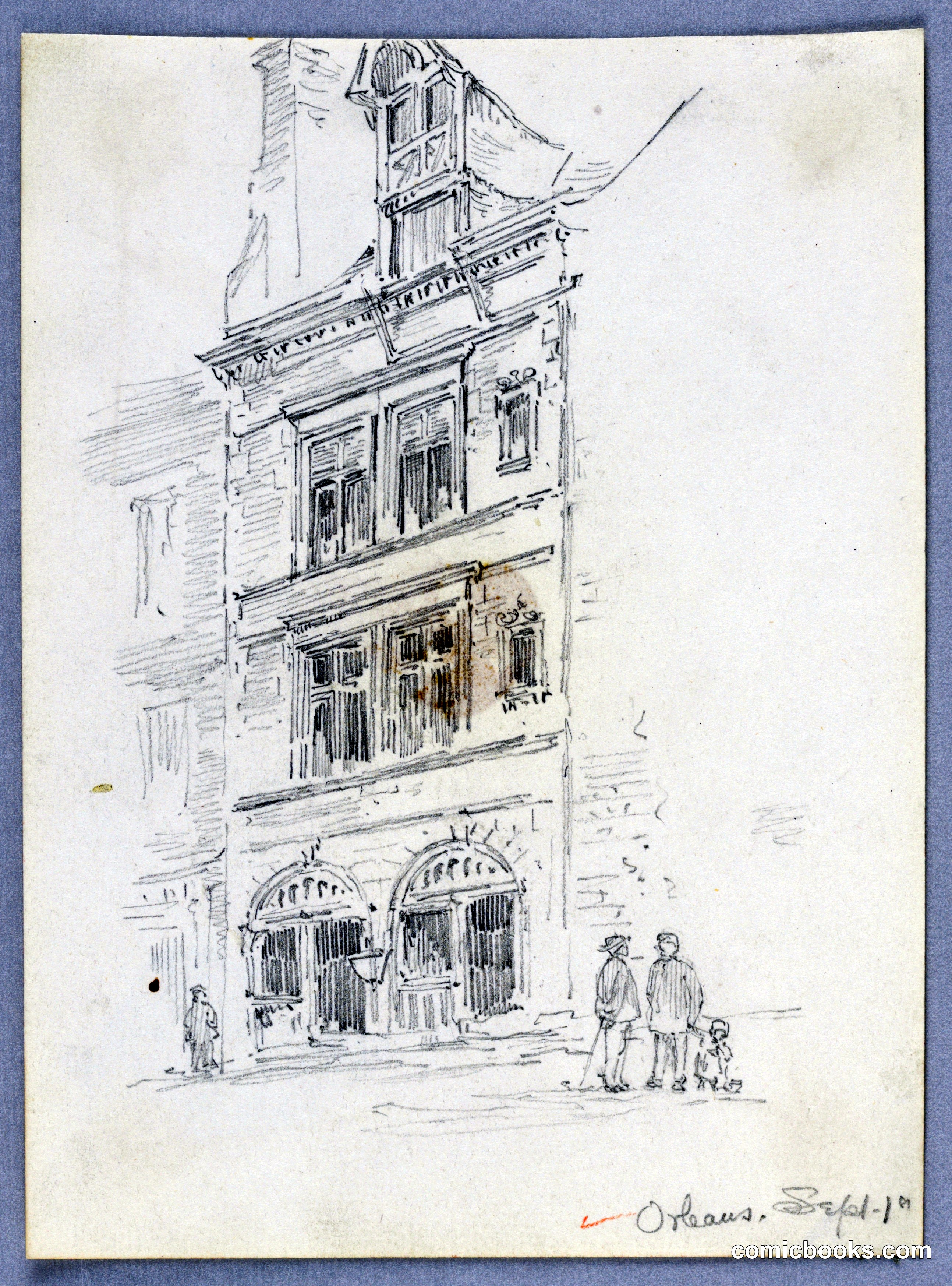 Sketch of House in Orléans