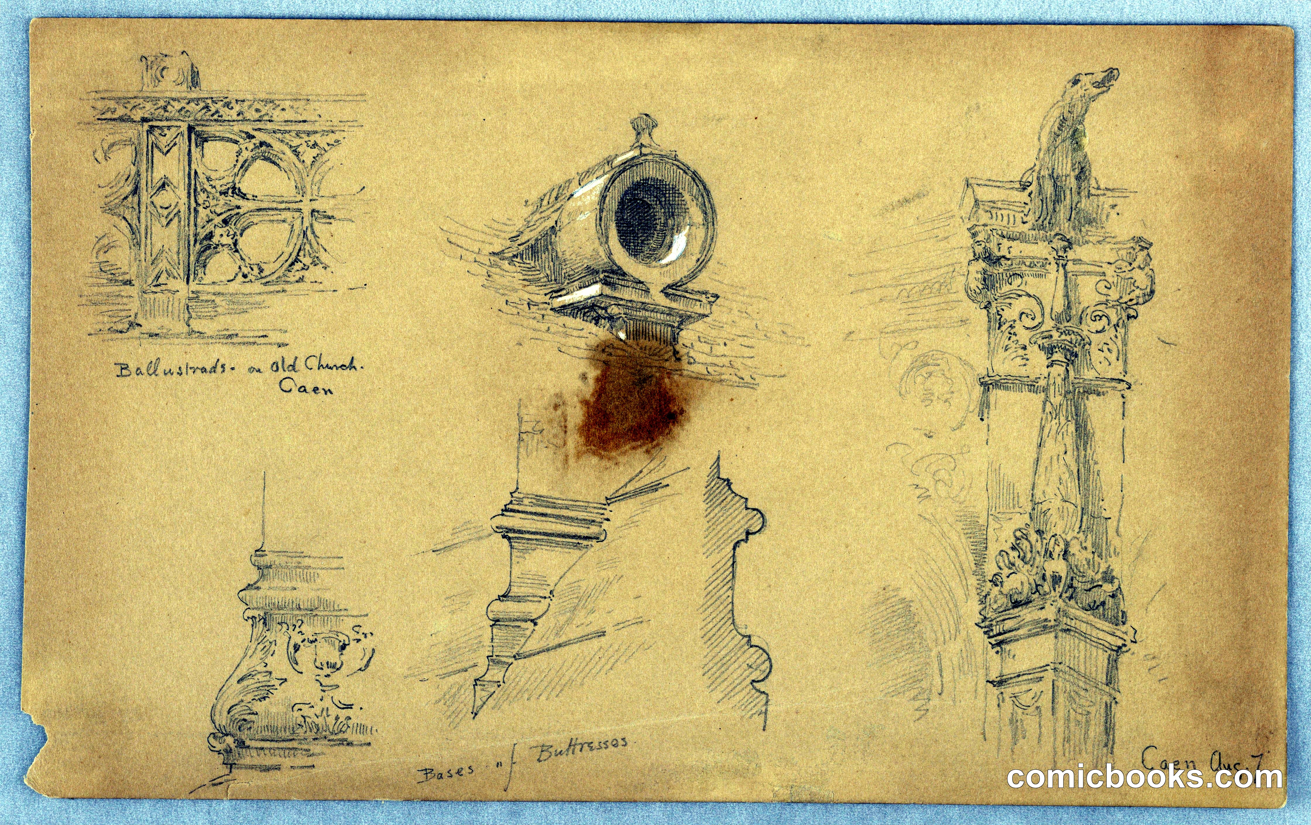 Architectural Sketches in Caen