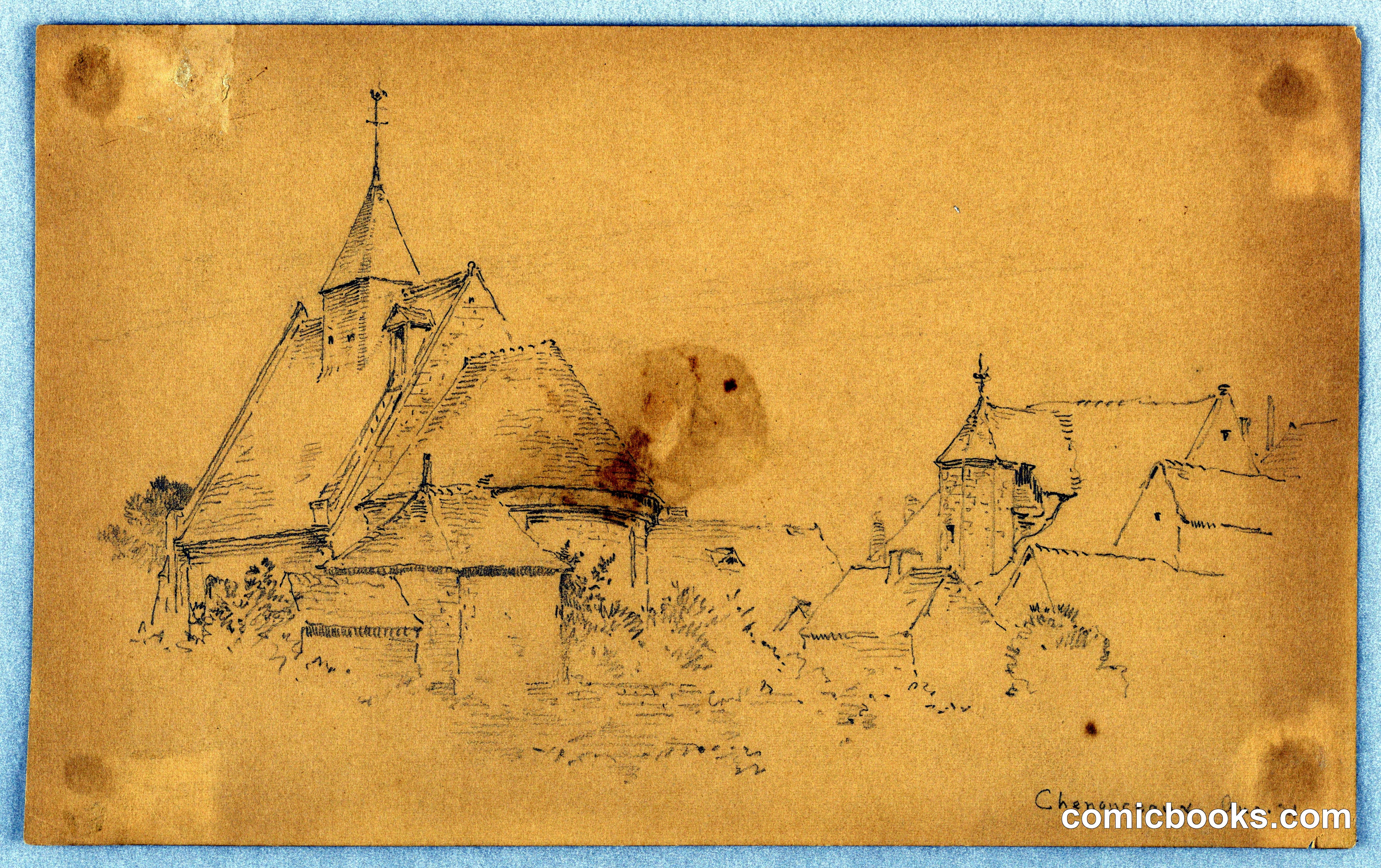 Sketch of Chenonceaux