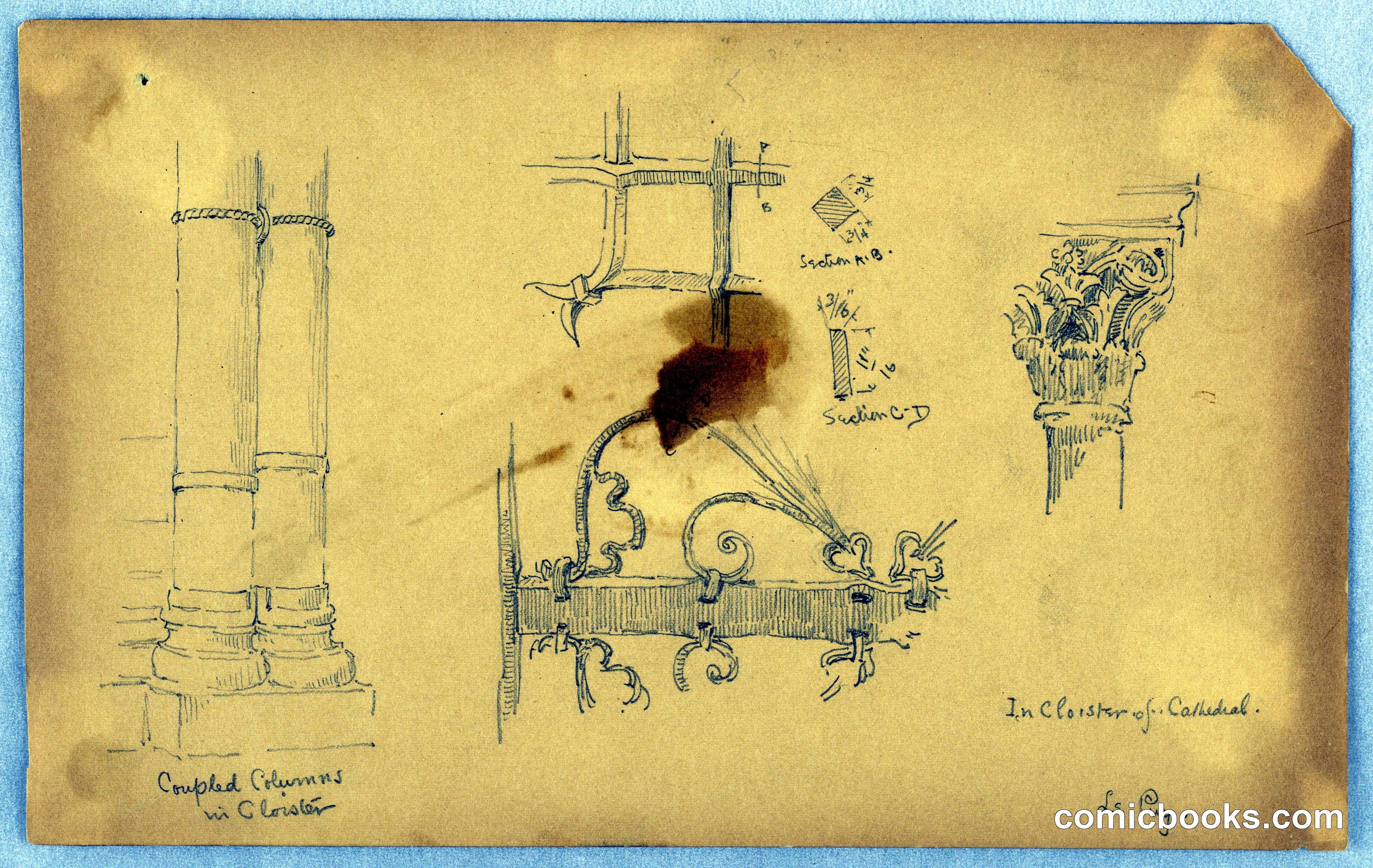 Architectural Studies: Cathedral Cloister Details