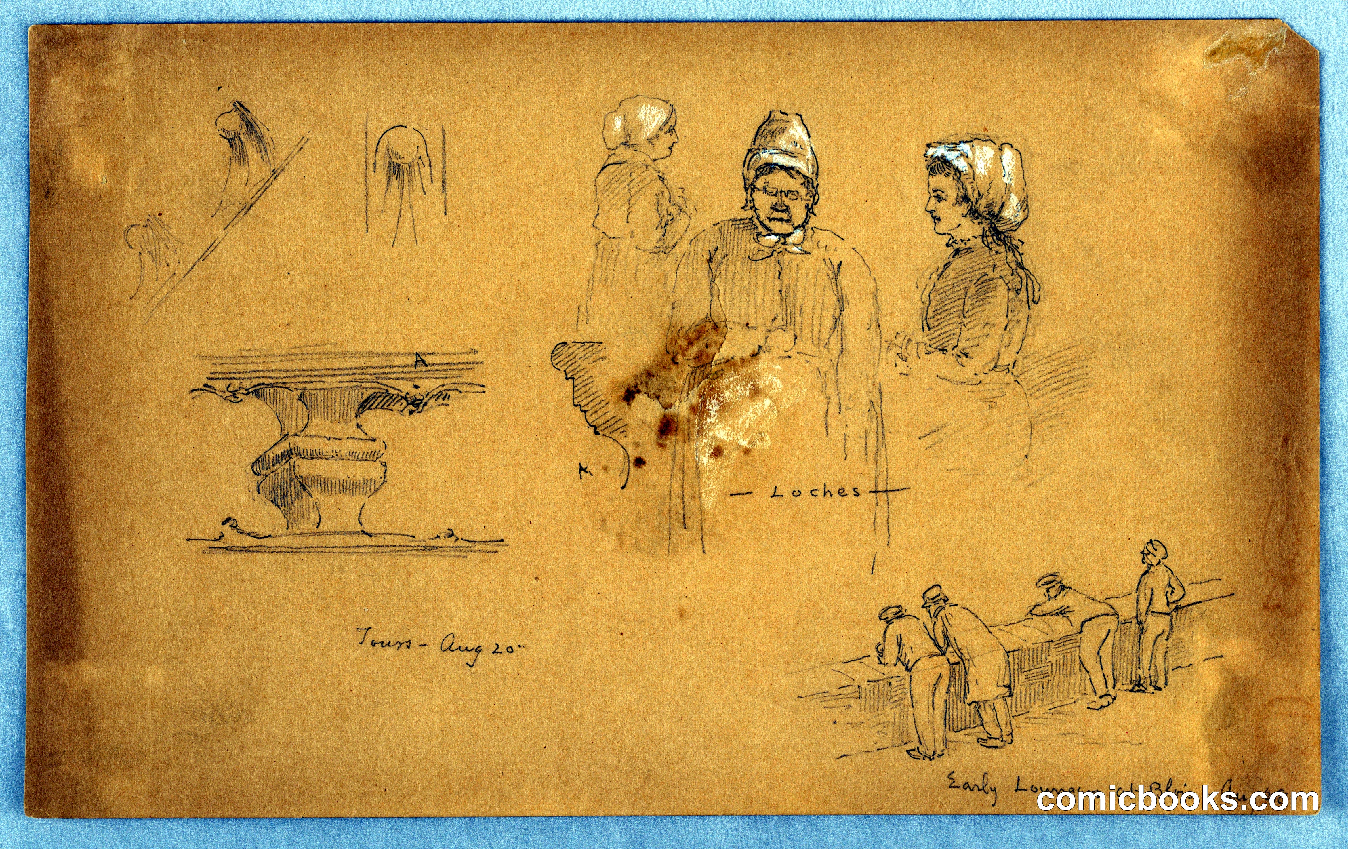 Architectural and Figure Sketches